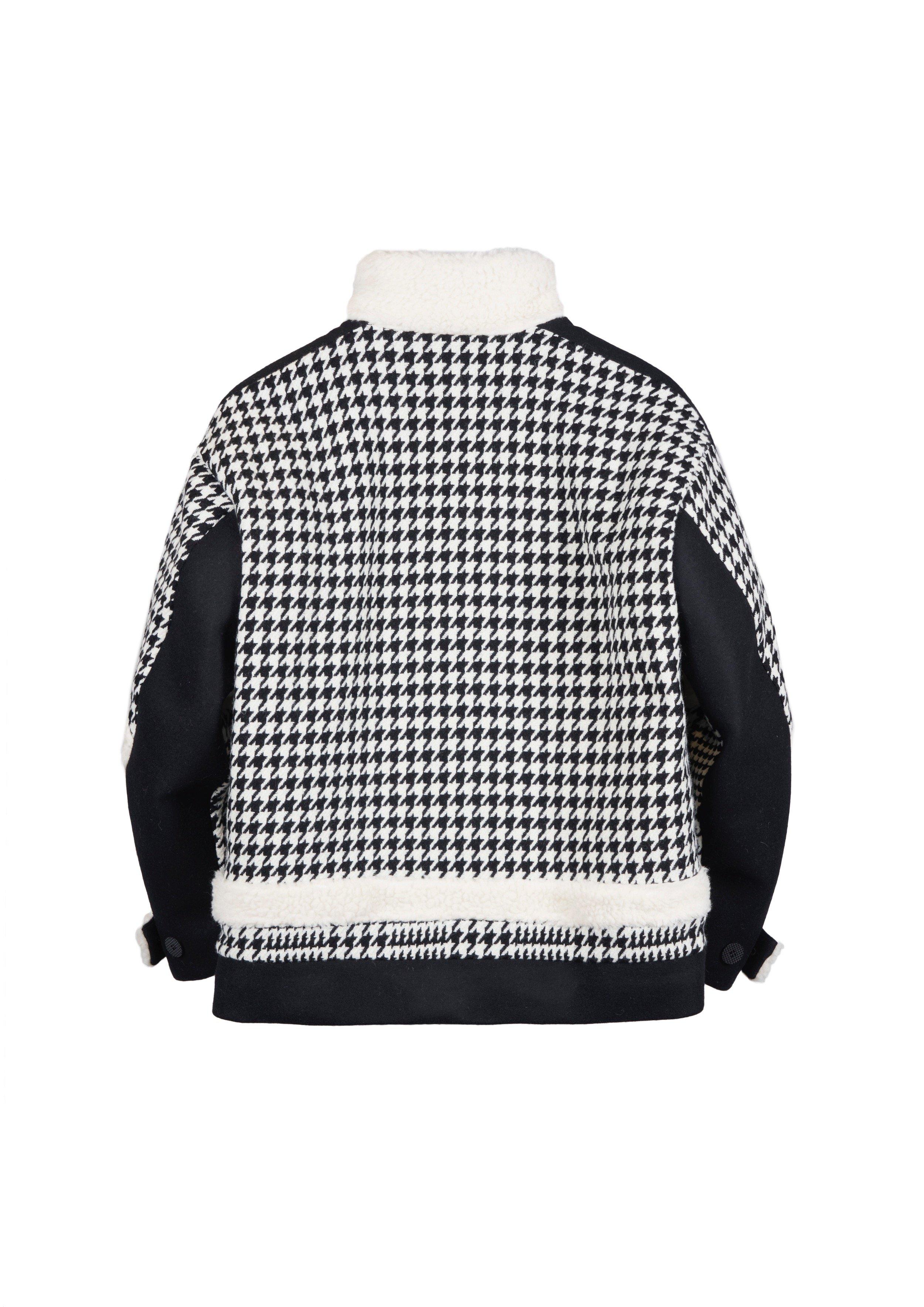 MCM PHENOMENON Houndstooth Jacket Black MHJDAJA03BK00M ほかの角度から見る 1