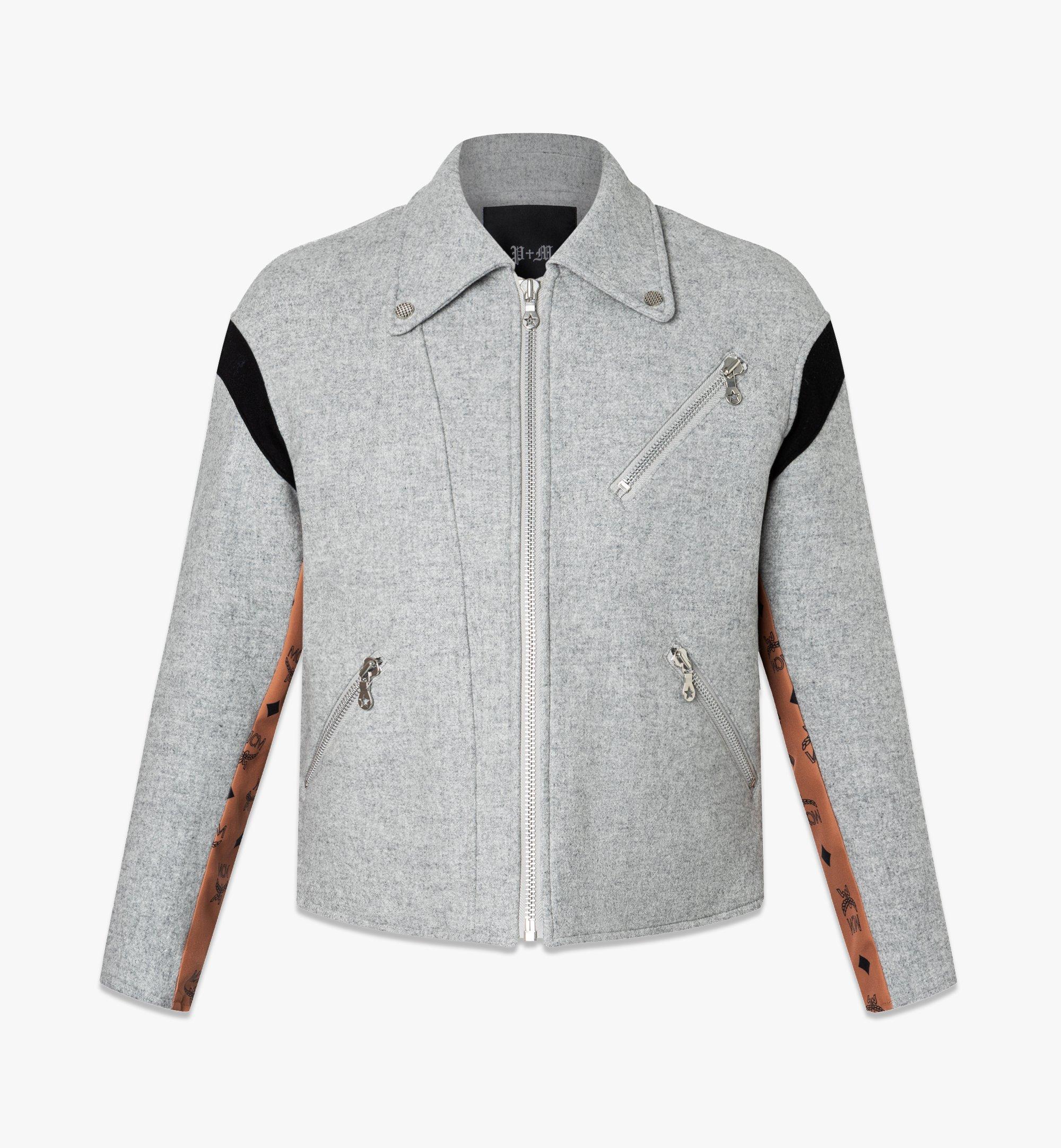 MCM PHENOMENON+MCM ライダージャケット Grey MHJDAJP02EG00M ほかの角度から見る 1