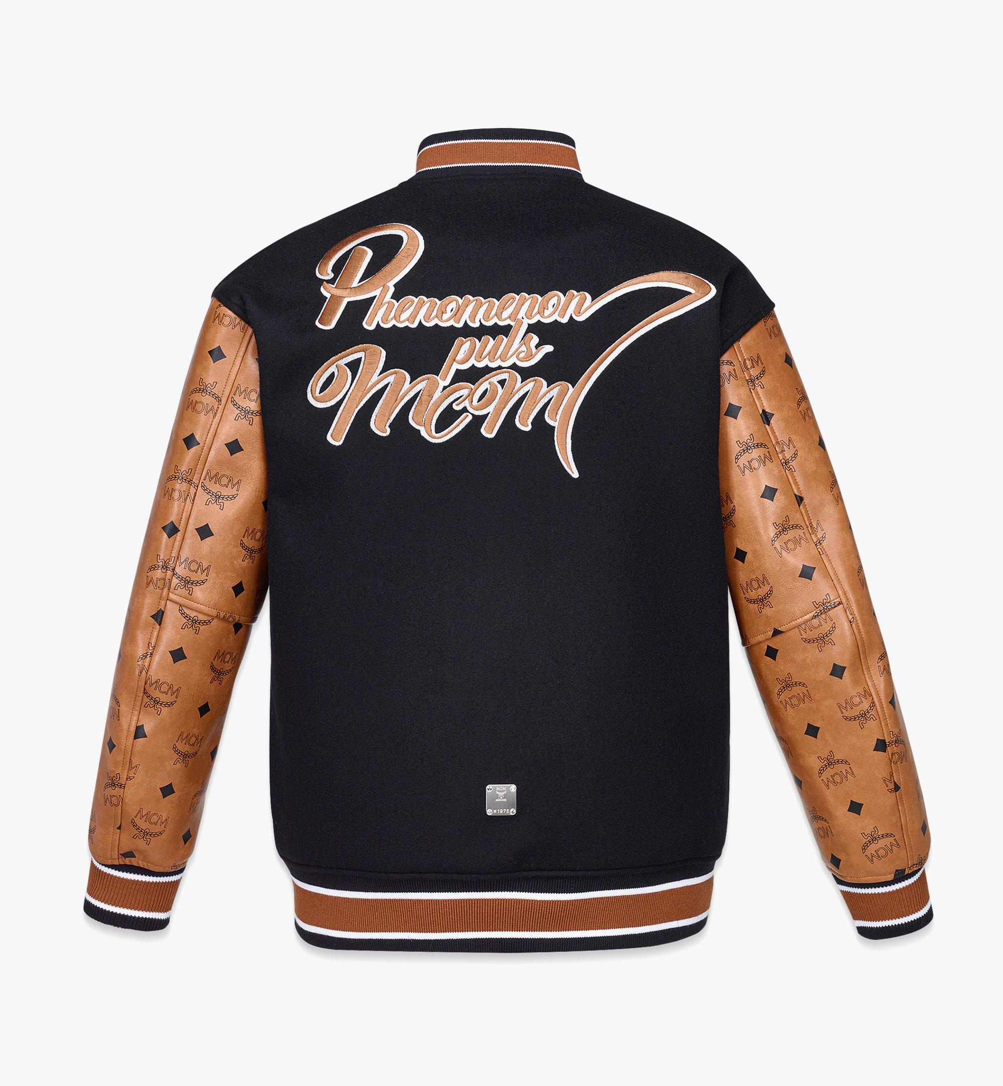 Large PHENOMENON+MCM Stadium Jacket Black | MCM ®US