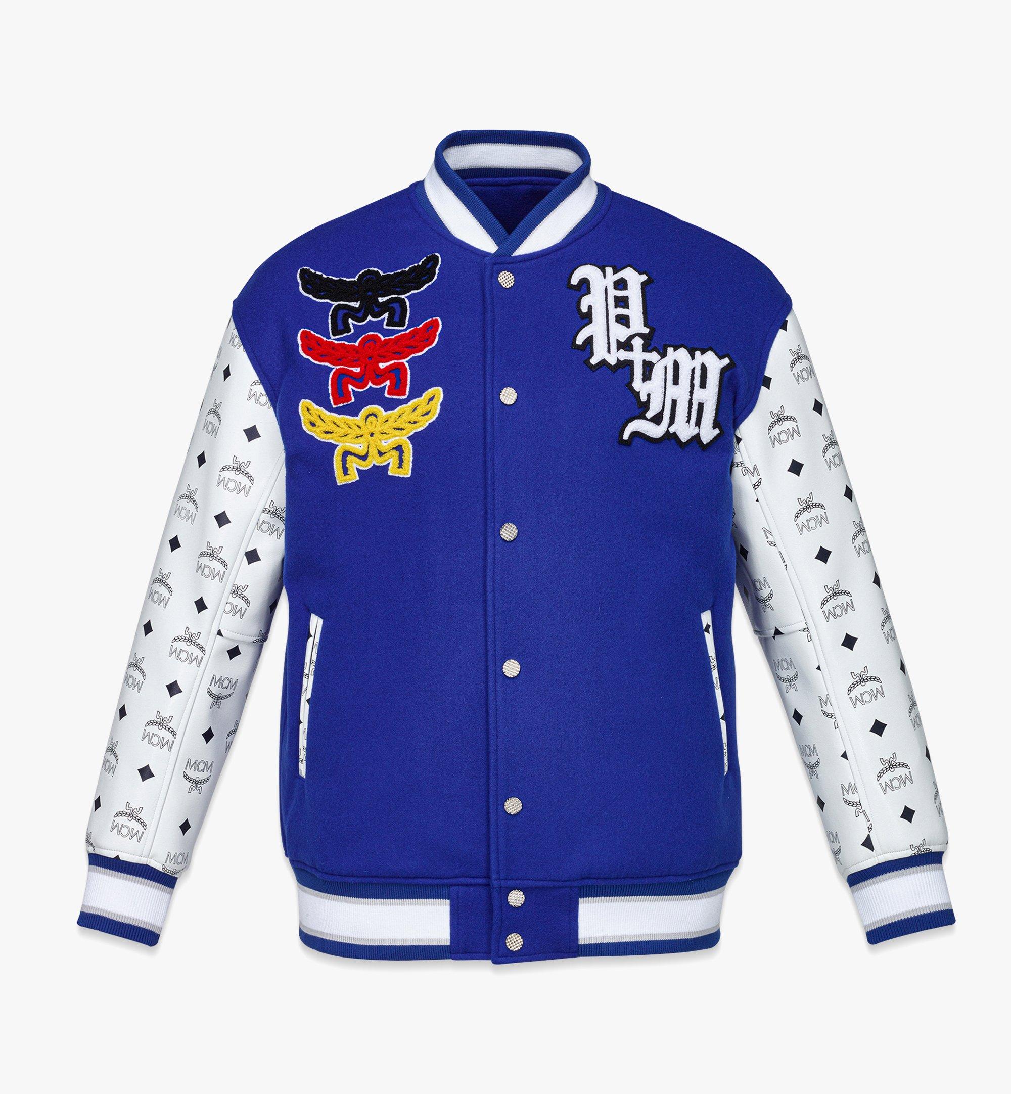 Large PHENOMENON+MCM Stadium Jacket Blue | MCM ®US