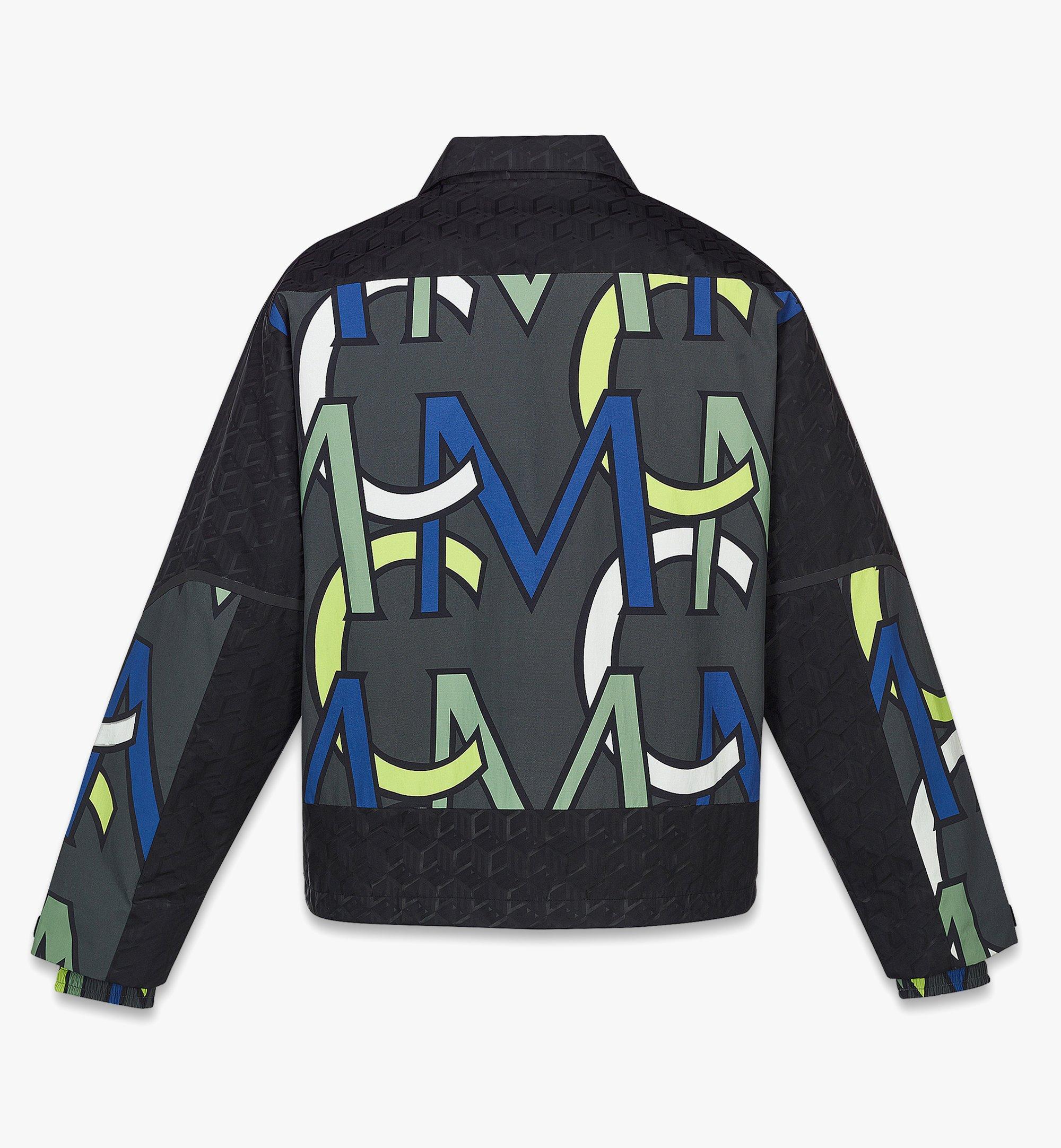 Large MCM x PUMA Monogram Jacquard Jacket Black | MCM ®US