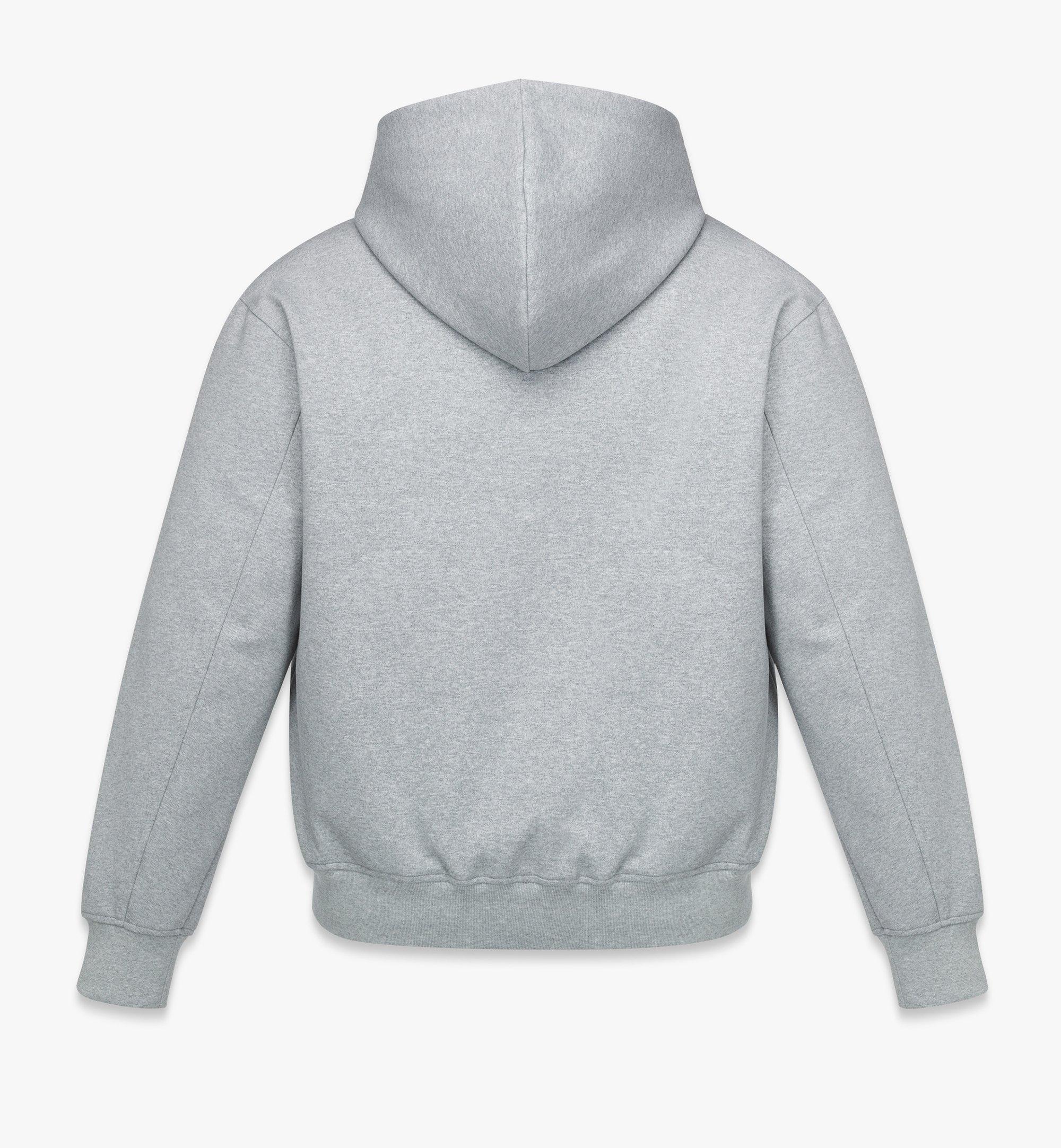 Large Essential Logo Ponte Zip Hoodie Grey | MCM ®US