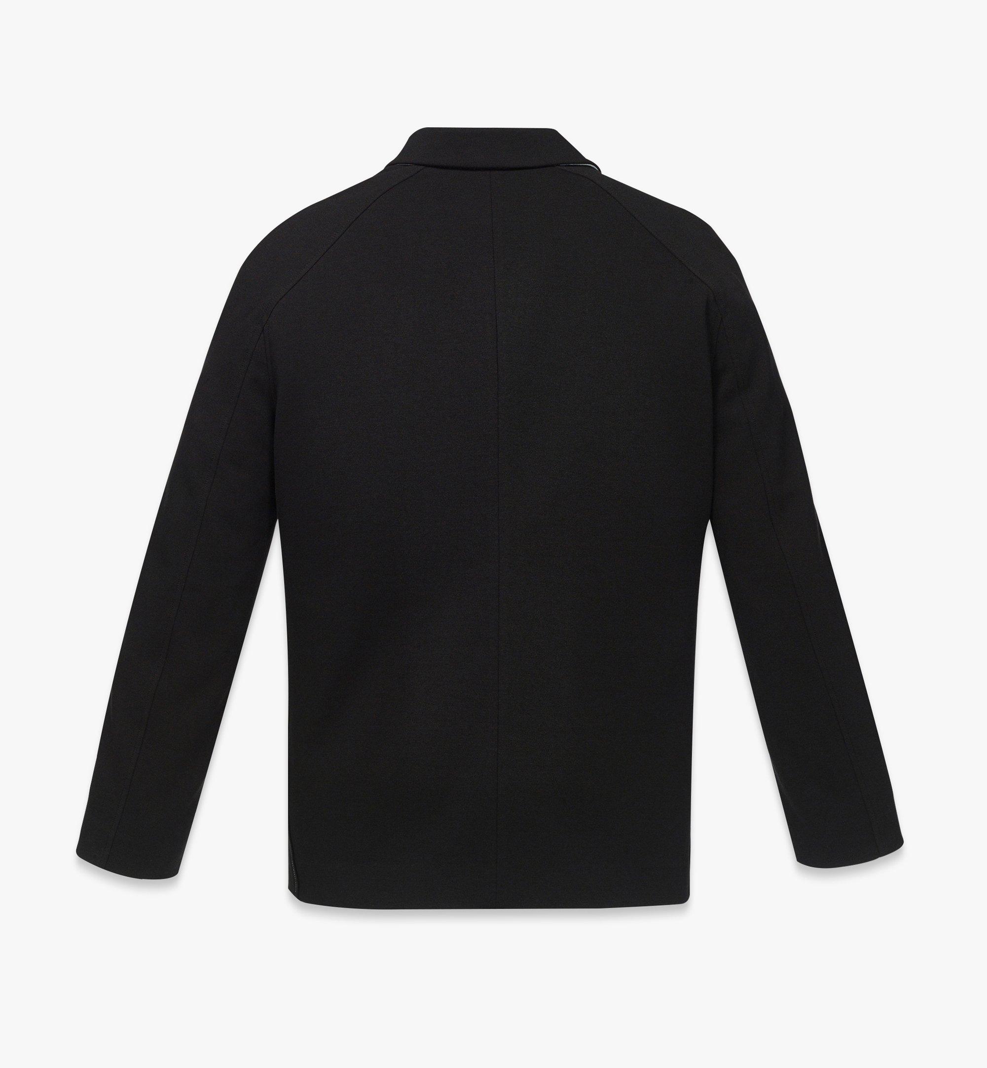 MCM Logo Patch Ponte Blazer Black MHJESBC06BK050 Alternate View 1