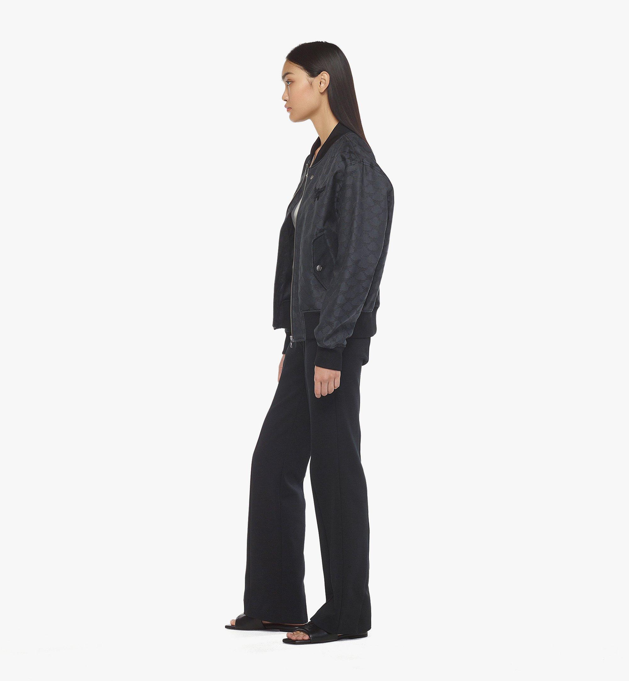 X-Large Bomber Jacket in Lauretos Denim Jacquard Grey | MCM ®JP