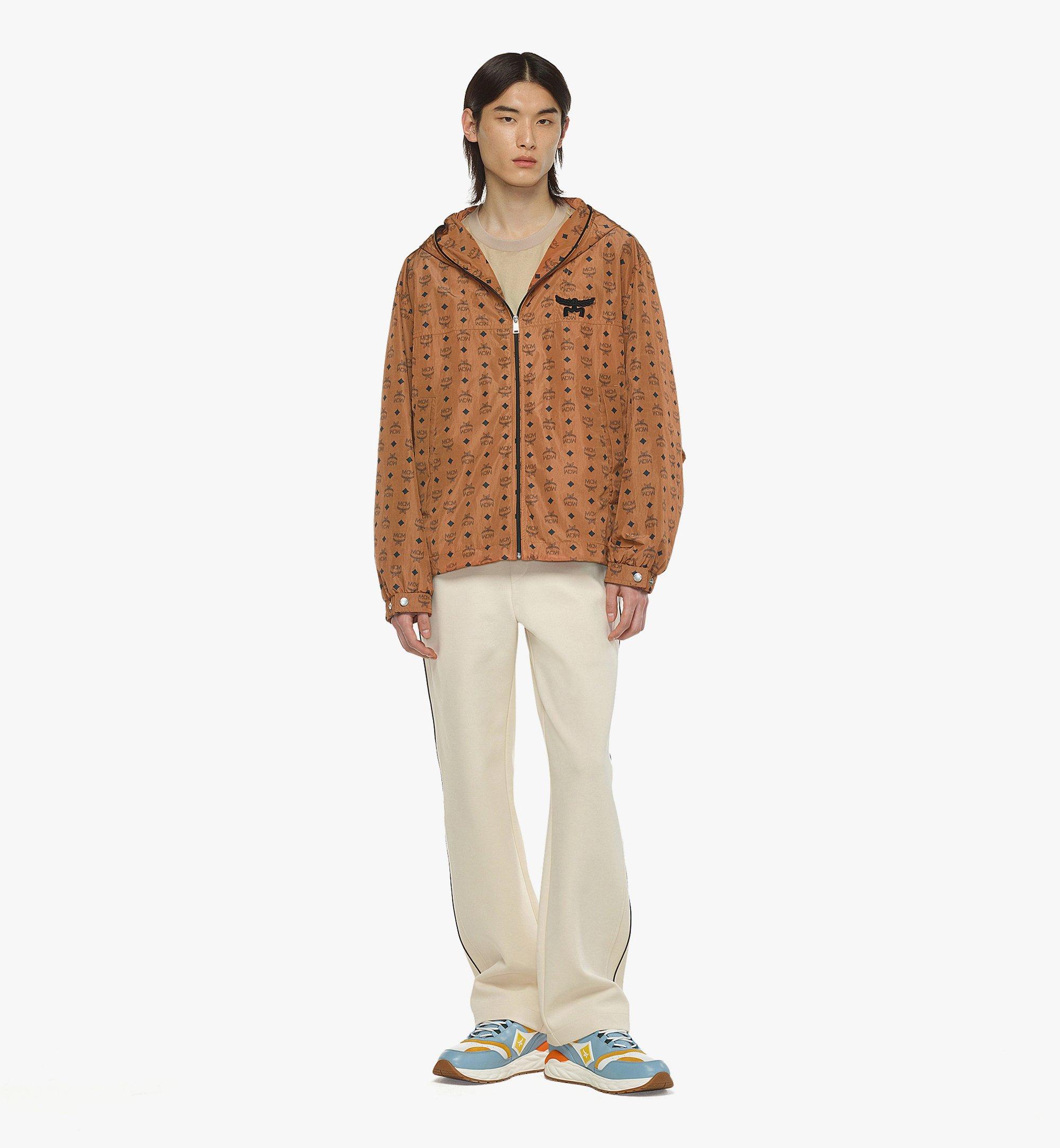 MCM Monogram Print Windbreaker in ECONYL® Cognac MHJESMM05CO00M Alternate View 2