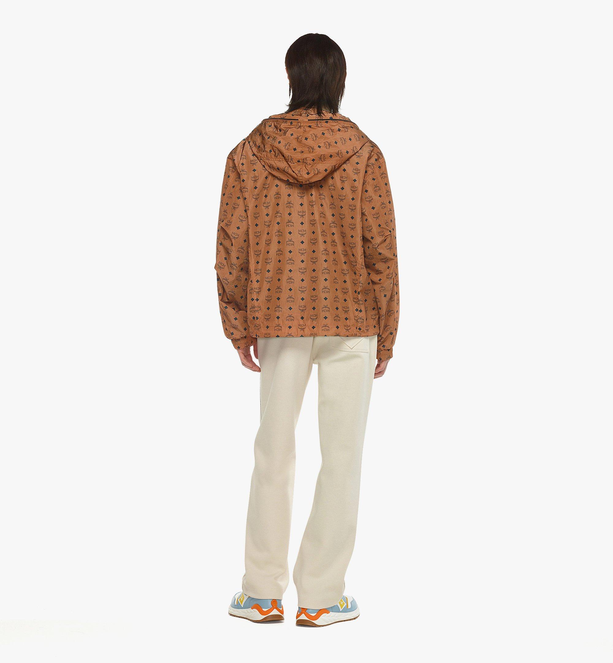 MCM Monogram Print Windbreaker in ECONYL® Cognac MHJESMM05CO00M Alternate View 3
