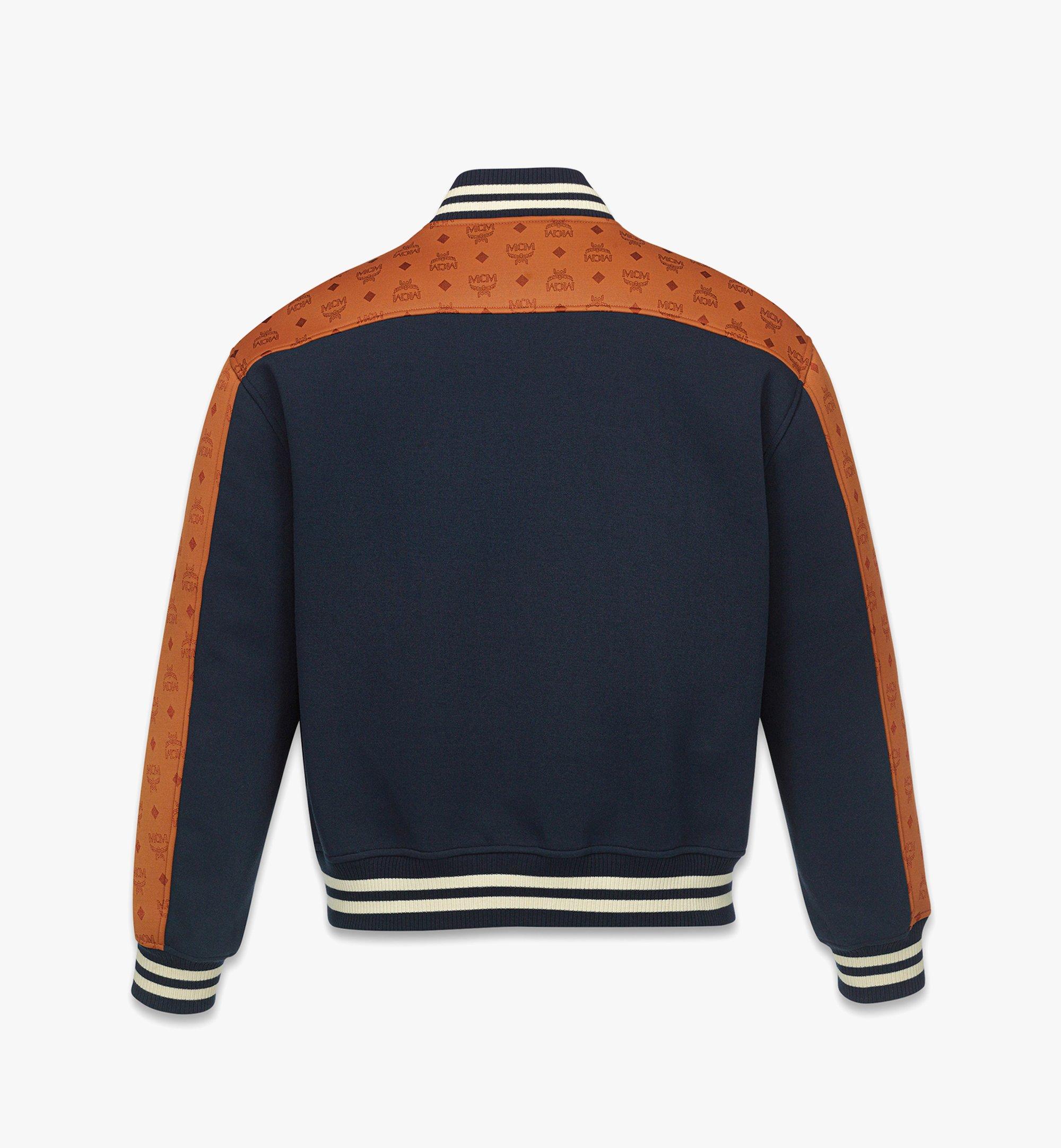 Blouson Mcm Lederjacke Damen Medium College-Jacke Aus Neopren