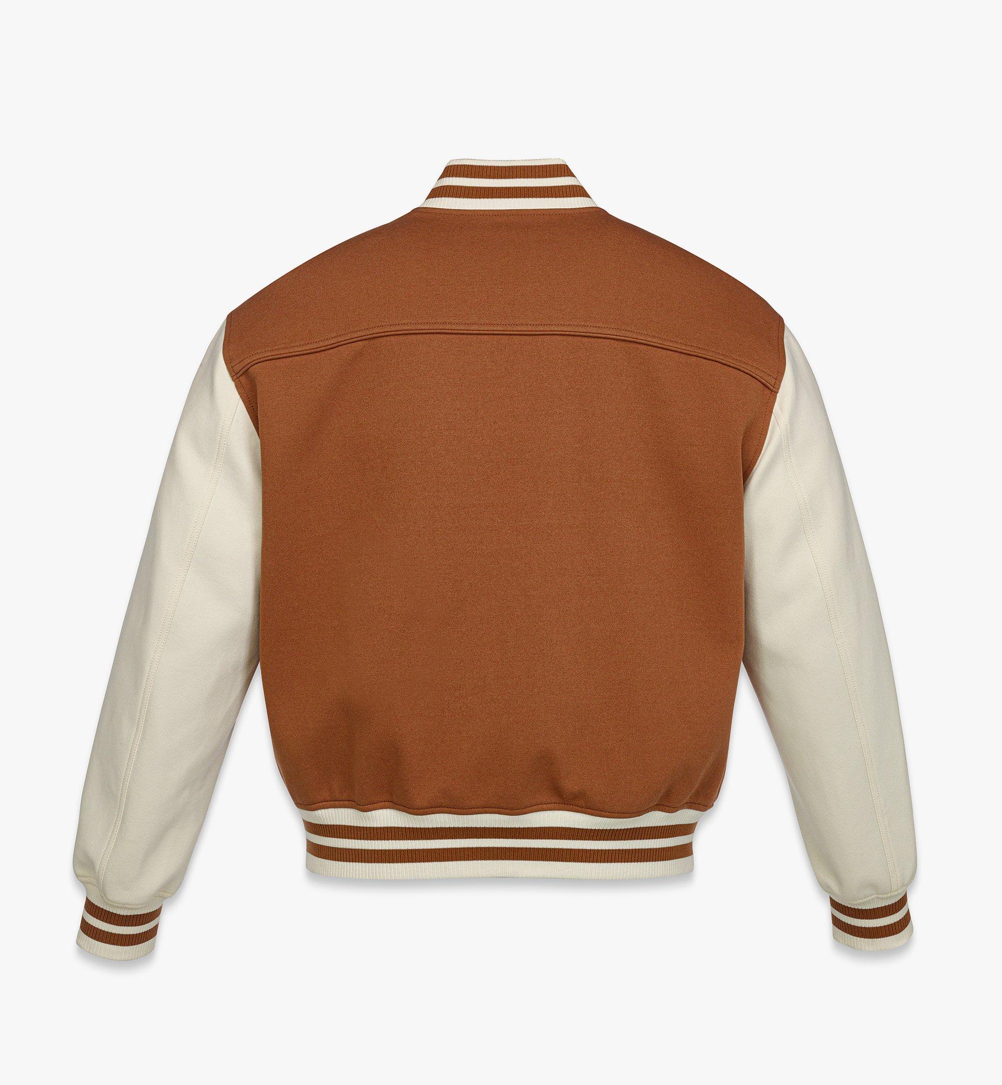 MCM Veste universitaire avec logo brodé Cognac MHJFSMM03CO0XS Plus de photos 1