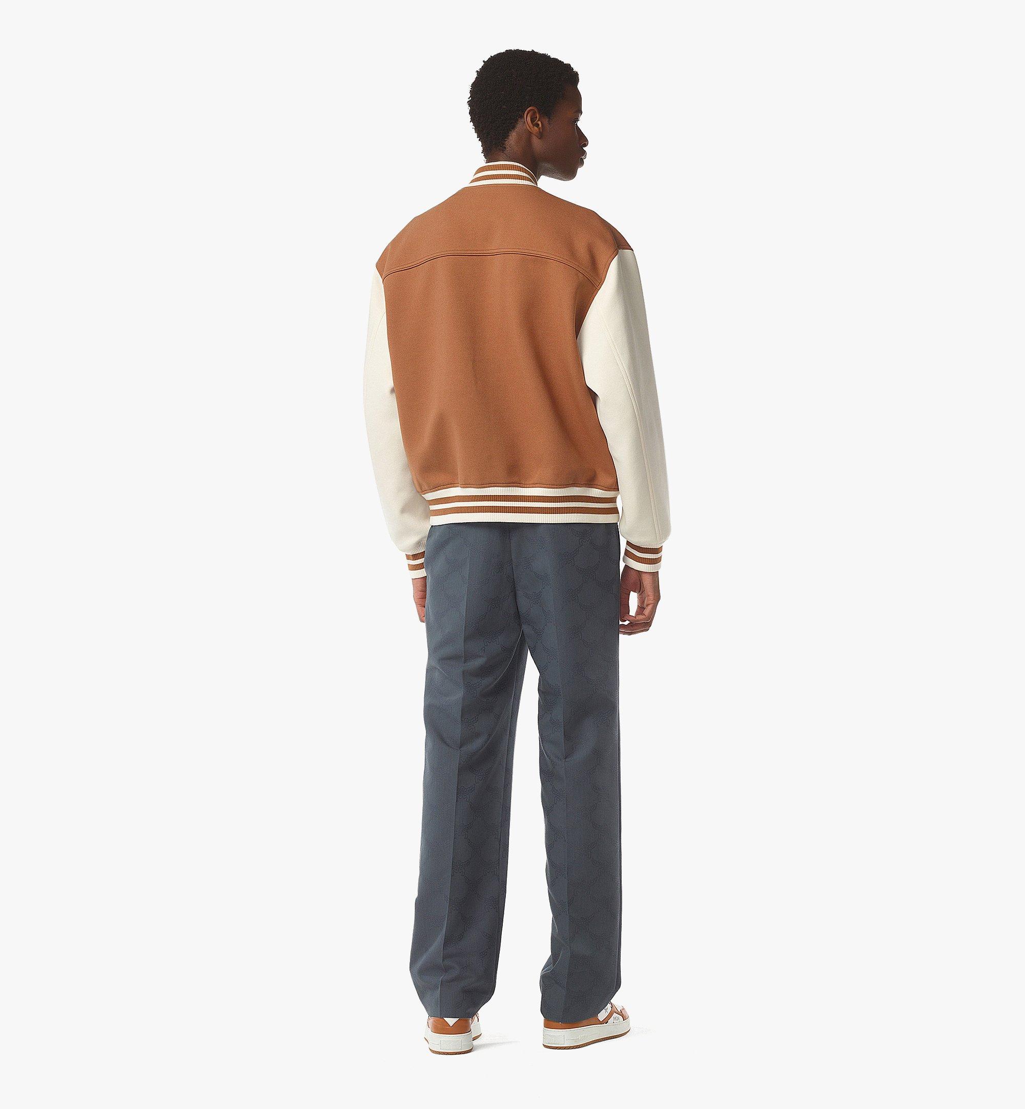 MCM Veste universitaire avec logo brodé Cognac MHJFSMM03CO0XS Plus de photos 3