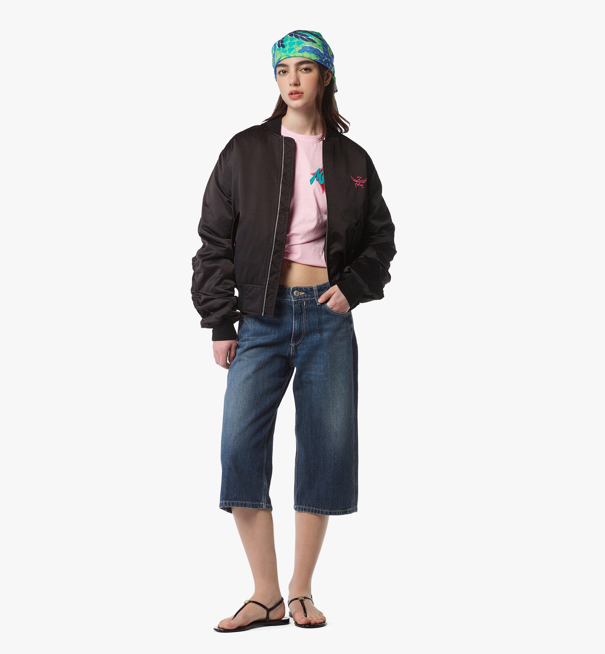 MCM MCM x SNIPES Bomberjacke aus Satin Black MHJFSMM10BK00S Noch mehr sehen 4
