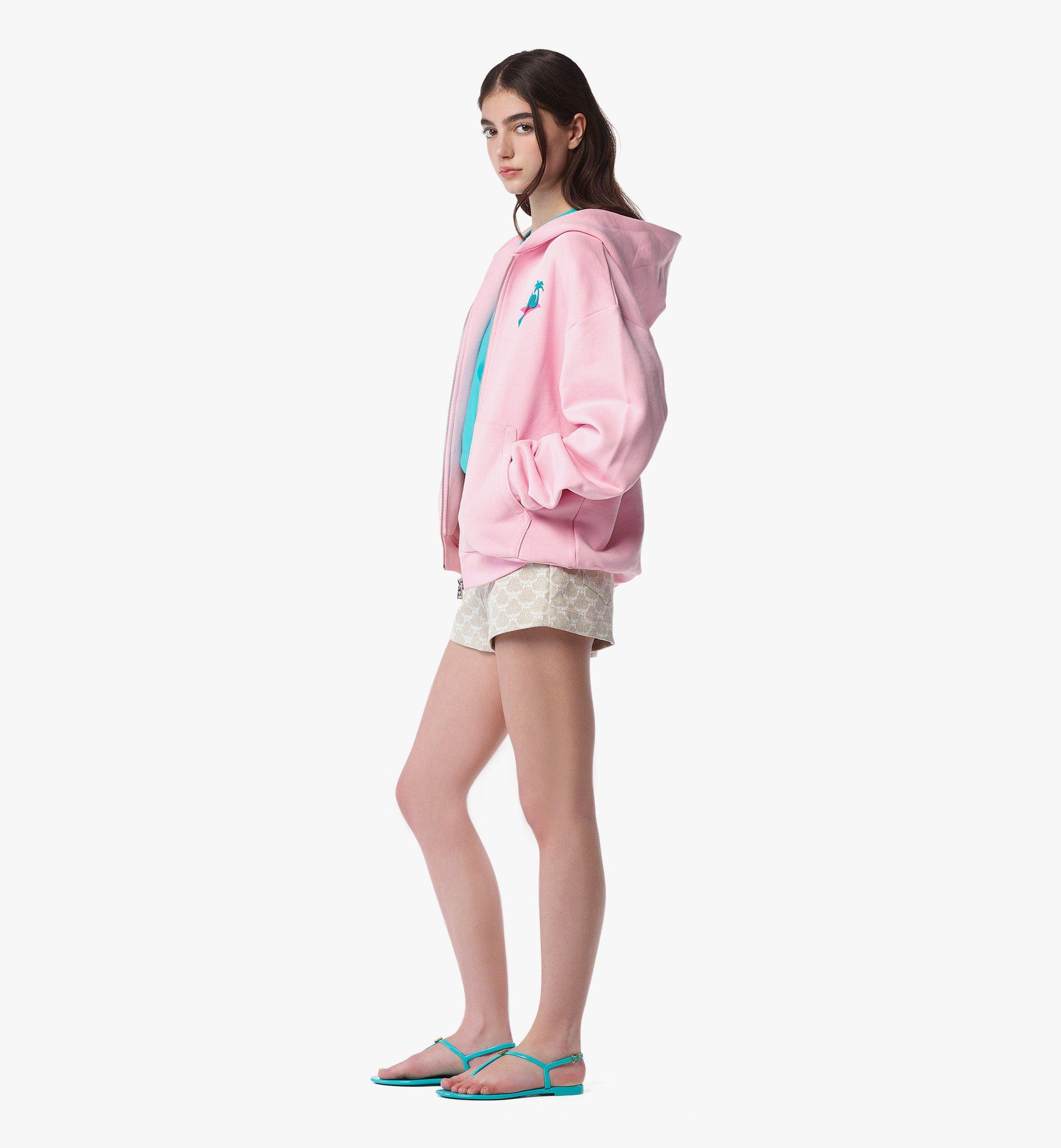 MCM MCM x SNIPES Zip Hoodie Pink MHJFSMM11Q400M Alternate View 2
