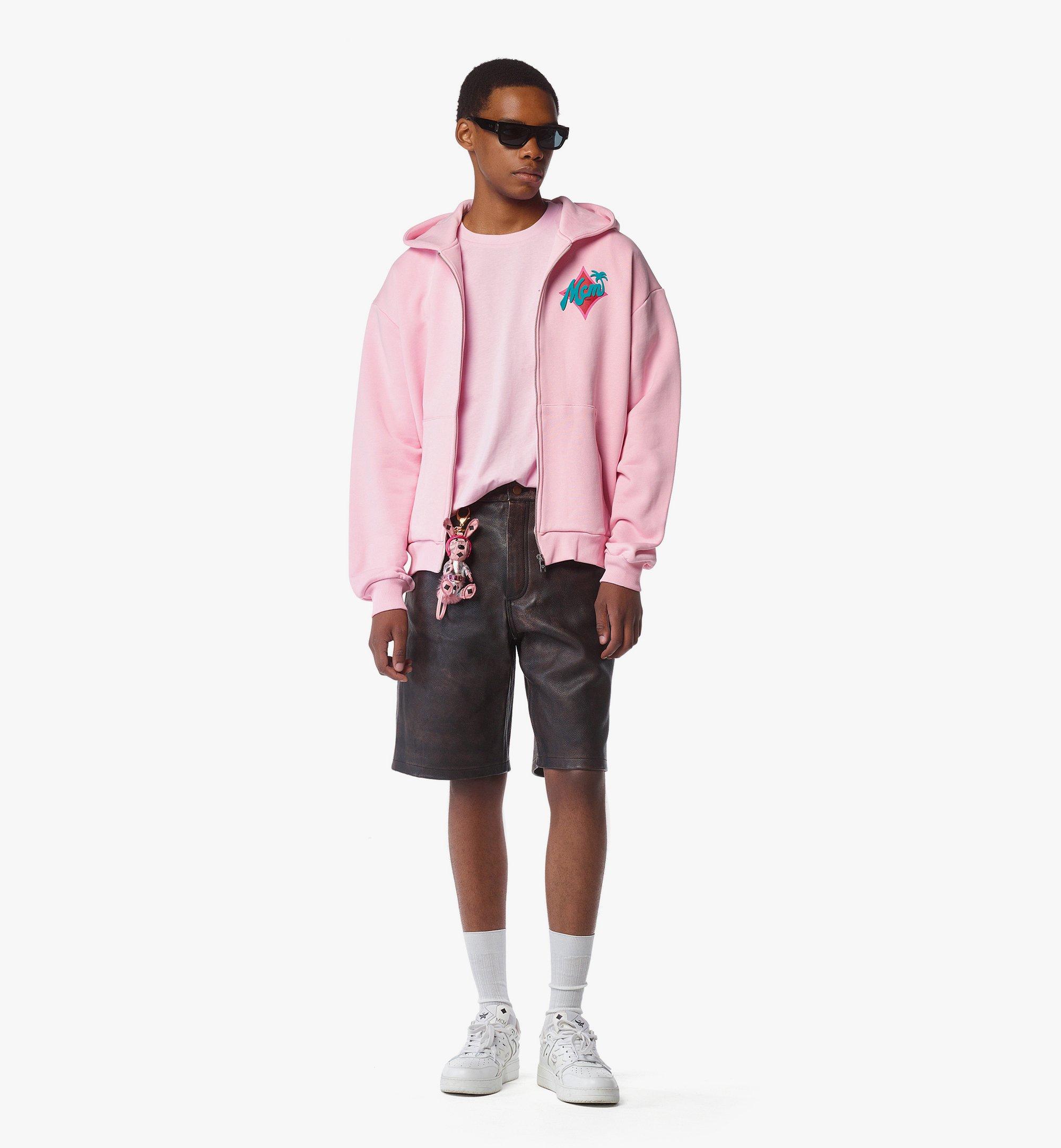 MCM MCM x SNIPES Zip Hoodie Pink MHJFSMM11Q400M Alternate View 4