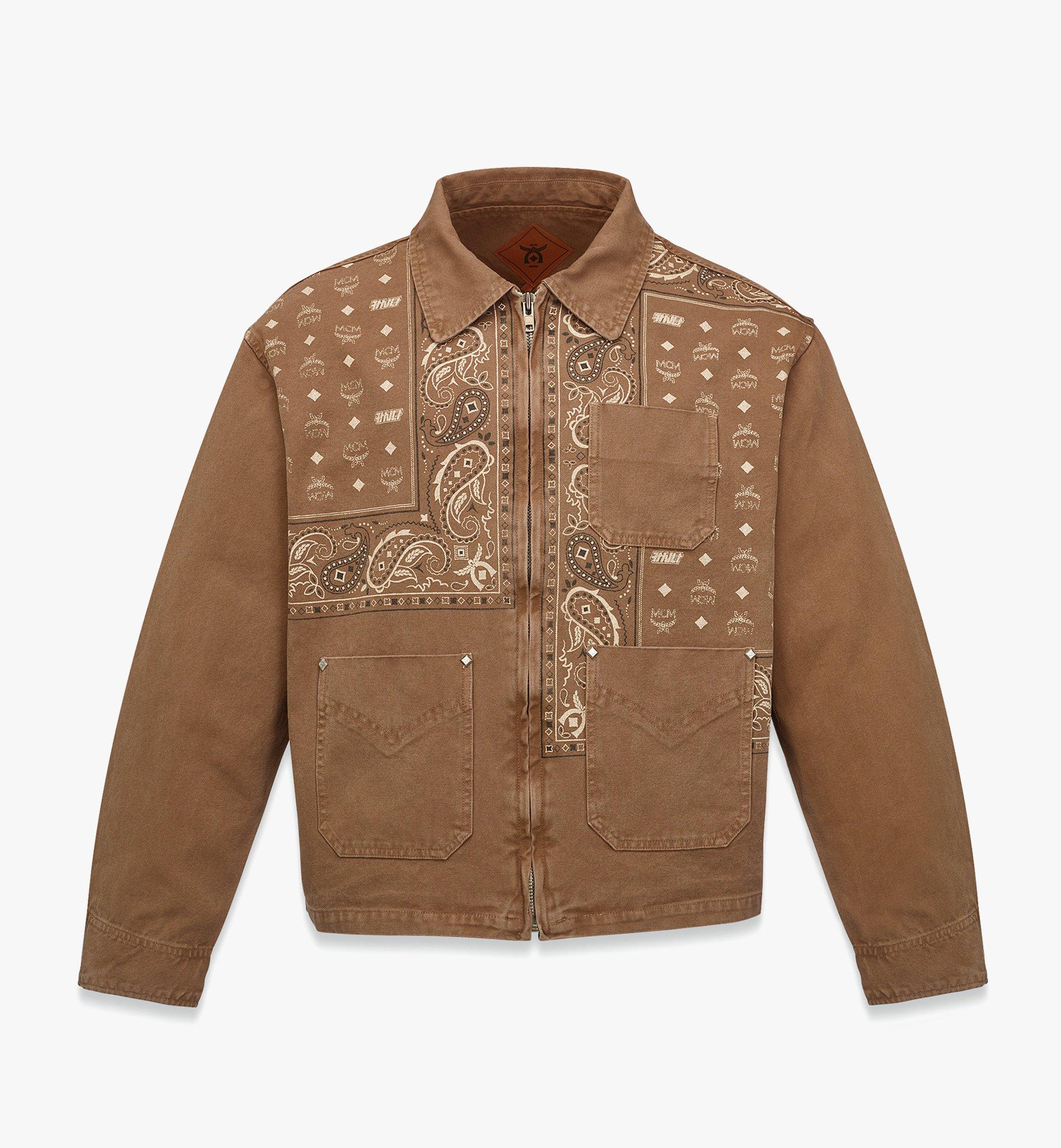 MCM x KASINA Bandana Monogram Jacket in Oxford Cotton