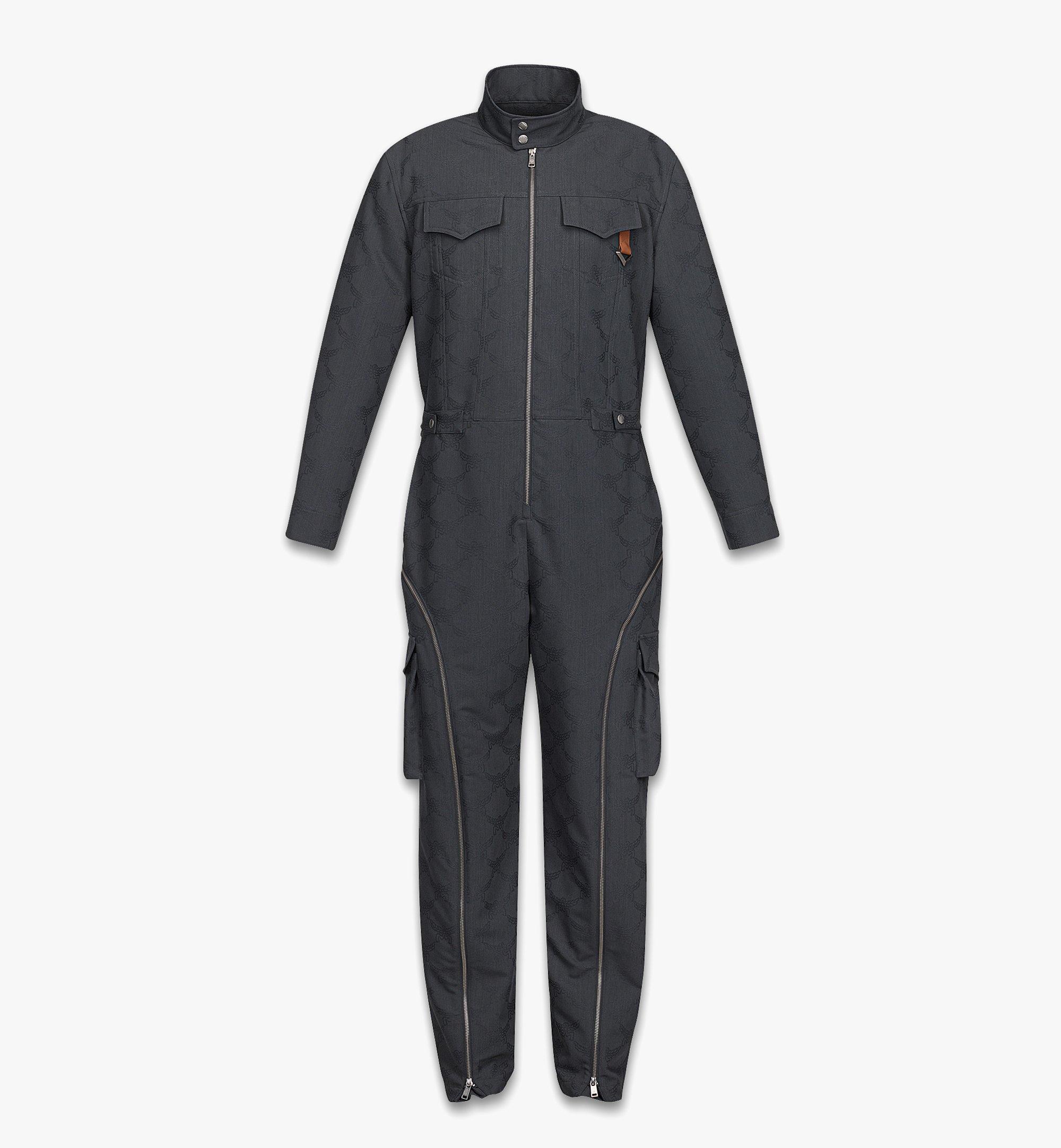 MCM Jumpsuit in Lauretos Wool Jacquard Grey MHMFAMM01EG00M Alternate View 1