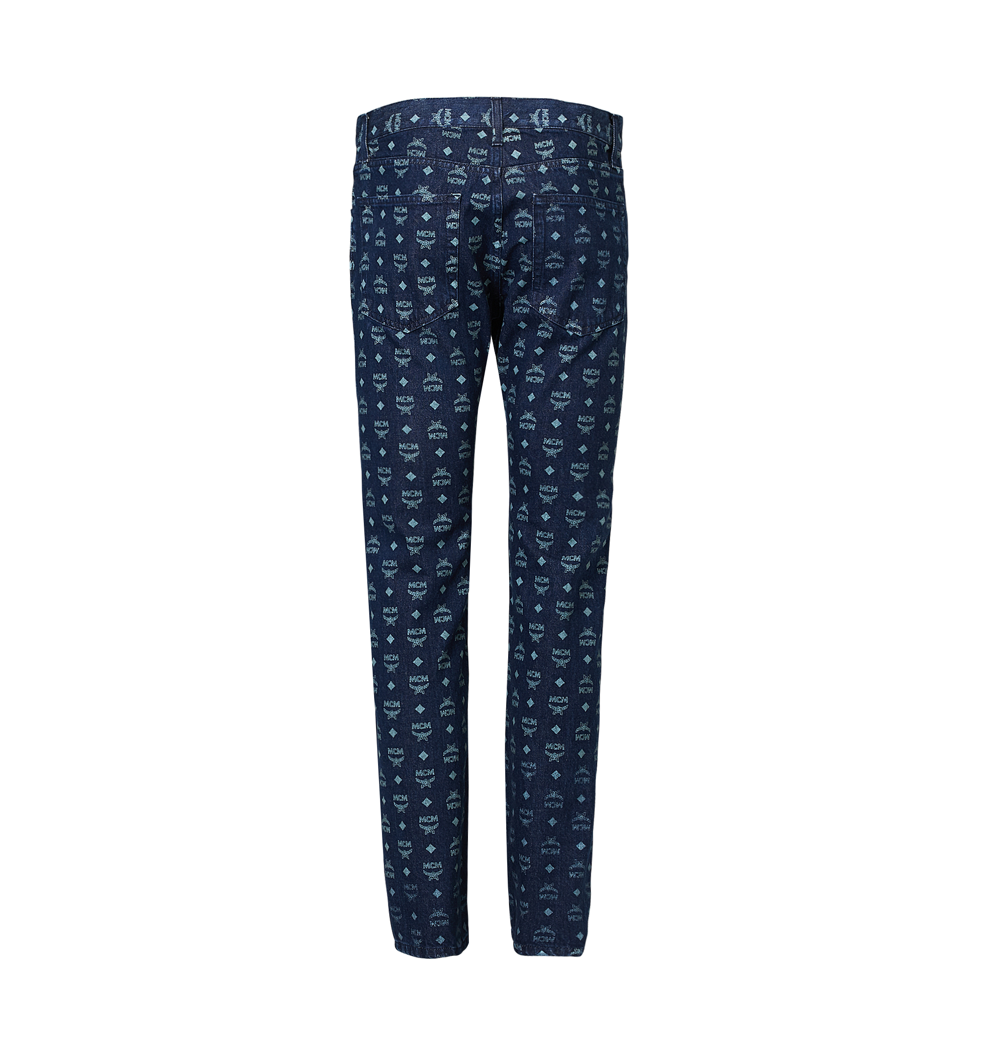 MCM Herren Jeans mit Visetos Print Blue MHP9SMM72HD046 Noch mehr sehen 2