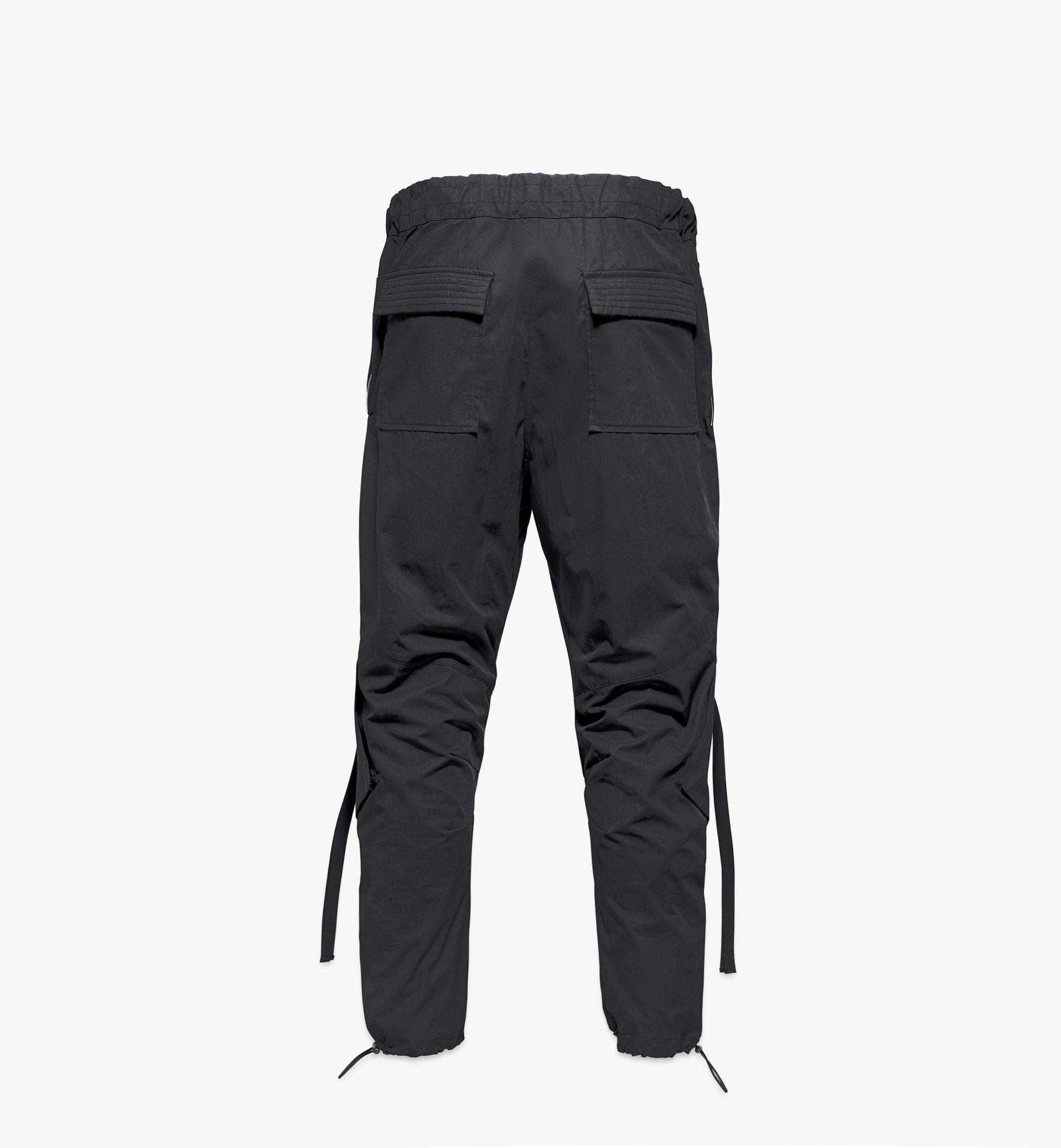 mens black cargo trousers uk