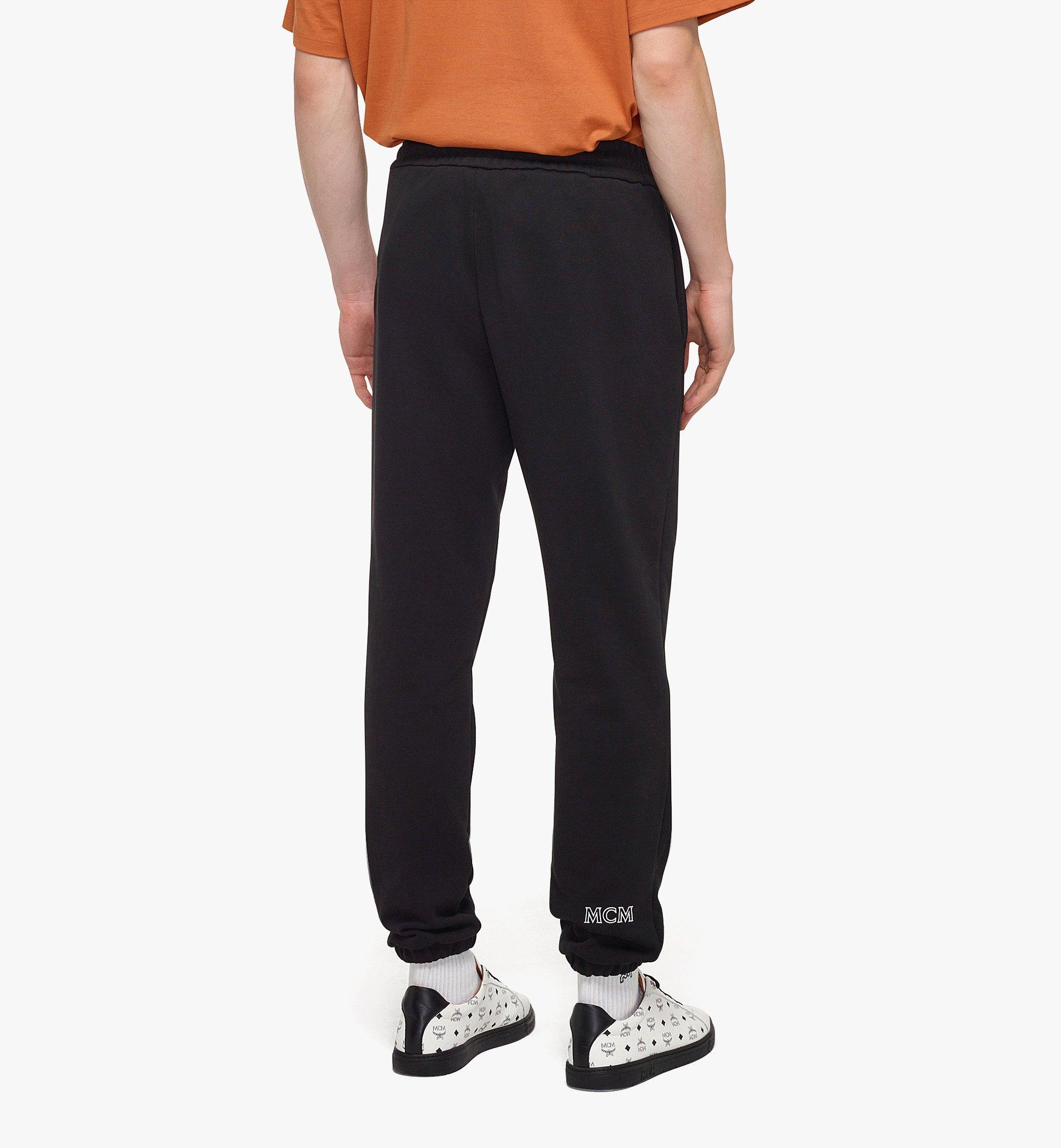 MCM 男士Essentials Logo棉质运动裤 Black MHPCABC01BK00S 更多视角 2