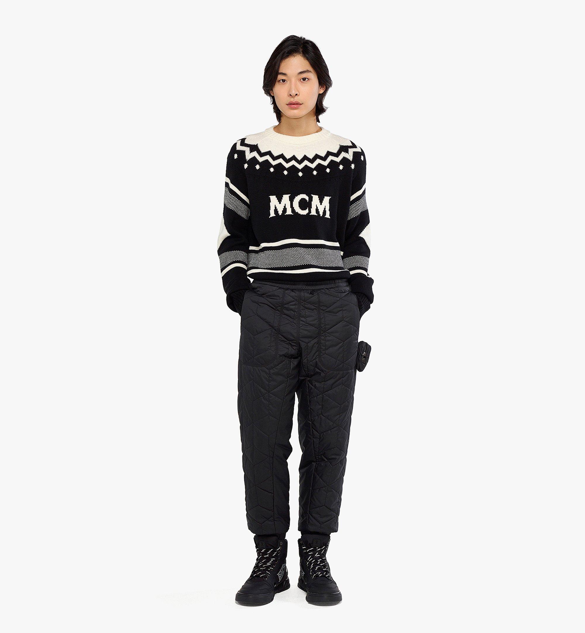 MCM Men’s Après Ski Pants in Recycled Polyester Black MHPCAMM06BK00M Alternate View 2