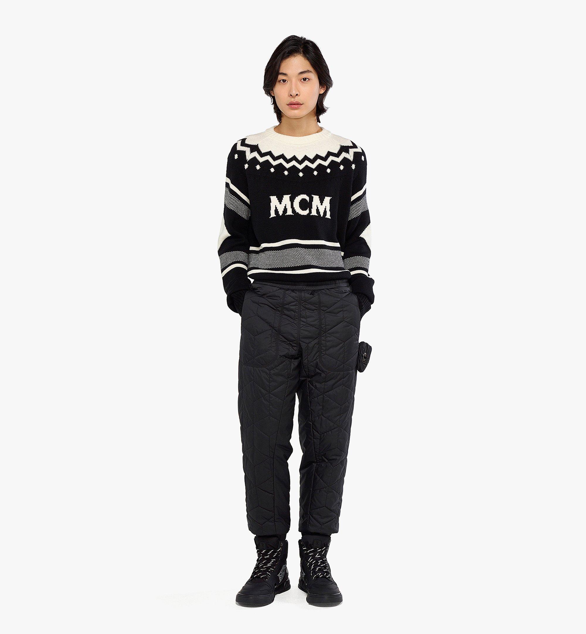 MCM Après Ski メンズ パンツ - リサイクルポリエステル Black MHPCAMM06BK00S ほかの角度から見る 2