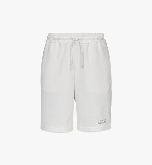 Shorts de sport avec logo MCM Essentials en coton biologique pour homme
