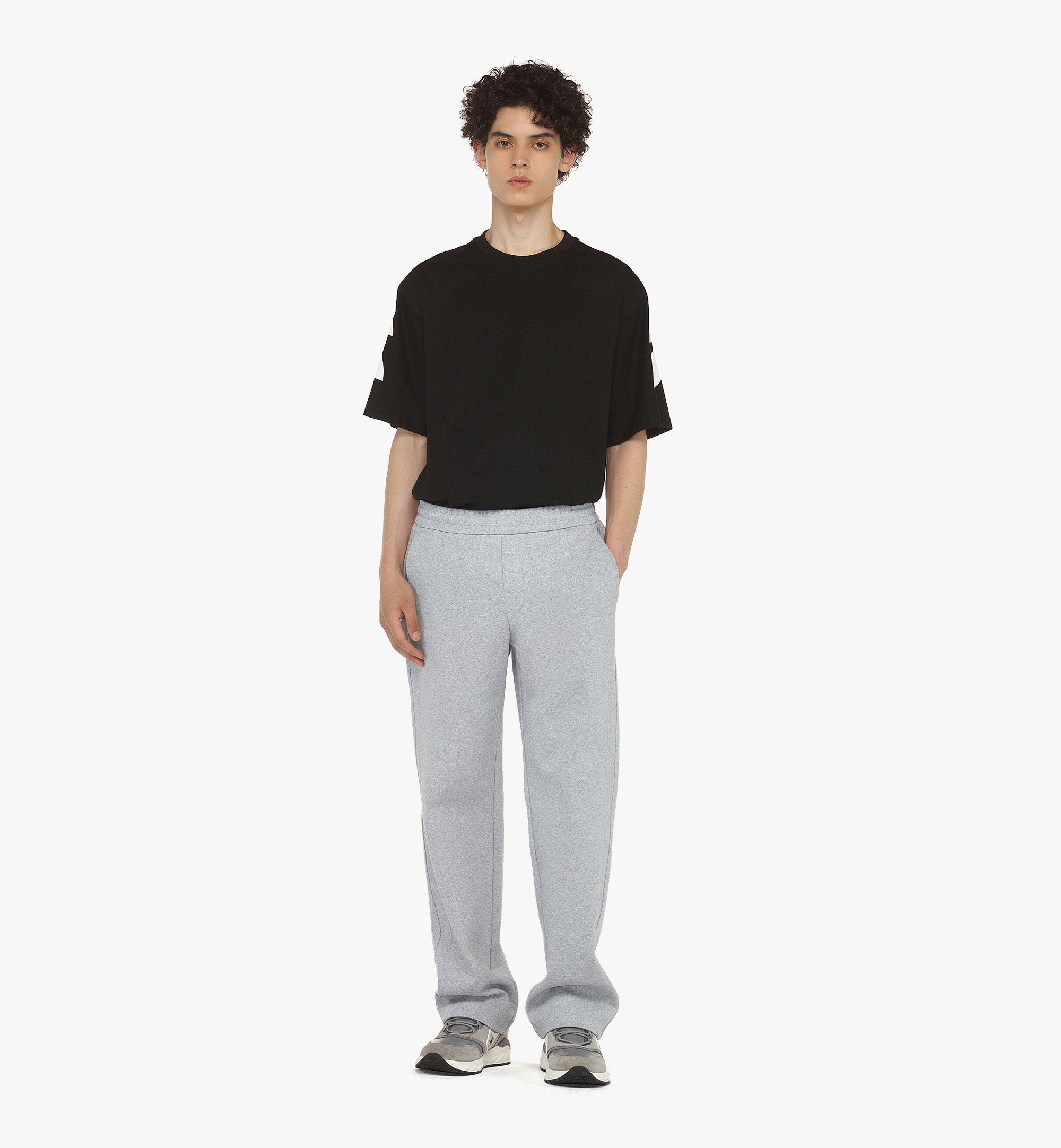 MCM Essential Logo Ponte Track Pants Grey MHPEASE01ET00L Alternate View 2