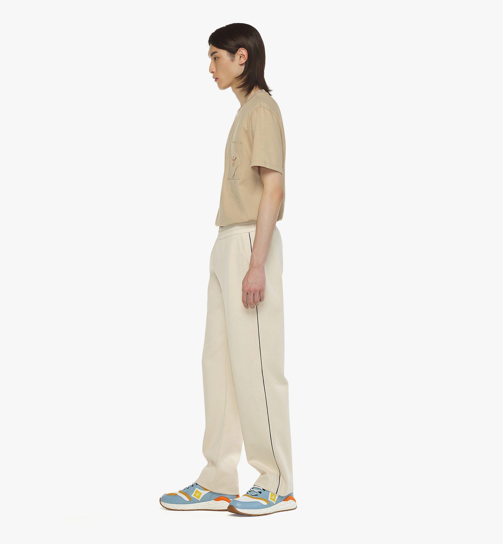 Beige Cargo Ponte Trousers