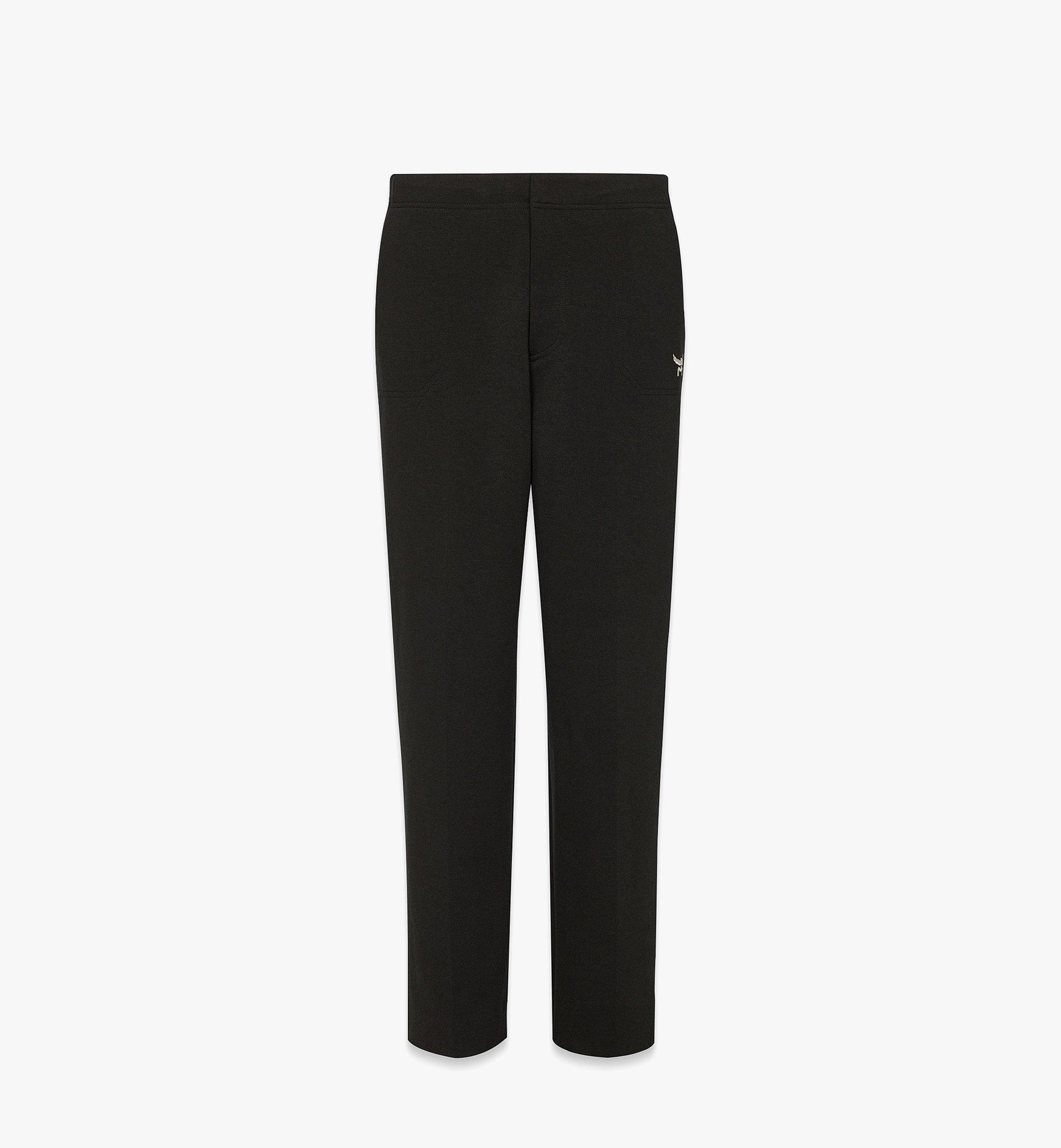 Iva Black Ribbed V Waist Pant