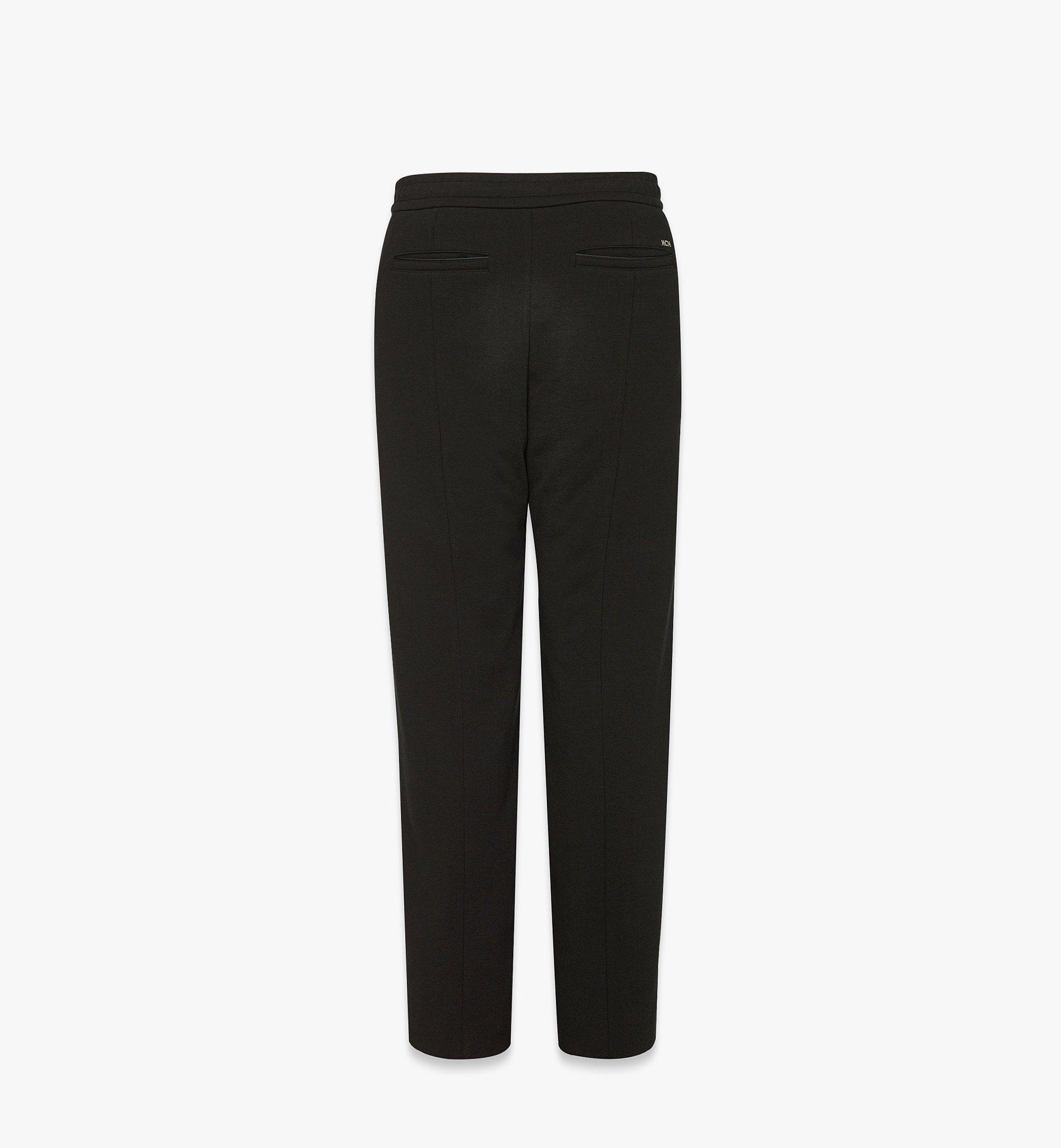 MCM Essential Drawstring Ponte Pants Black MHPESBC04BK048 Alternate View 1