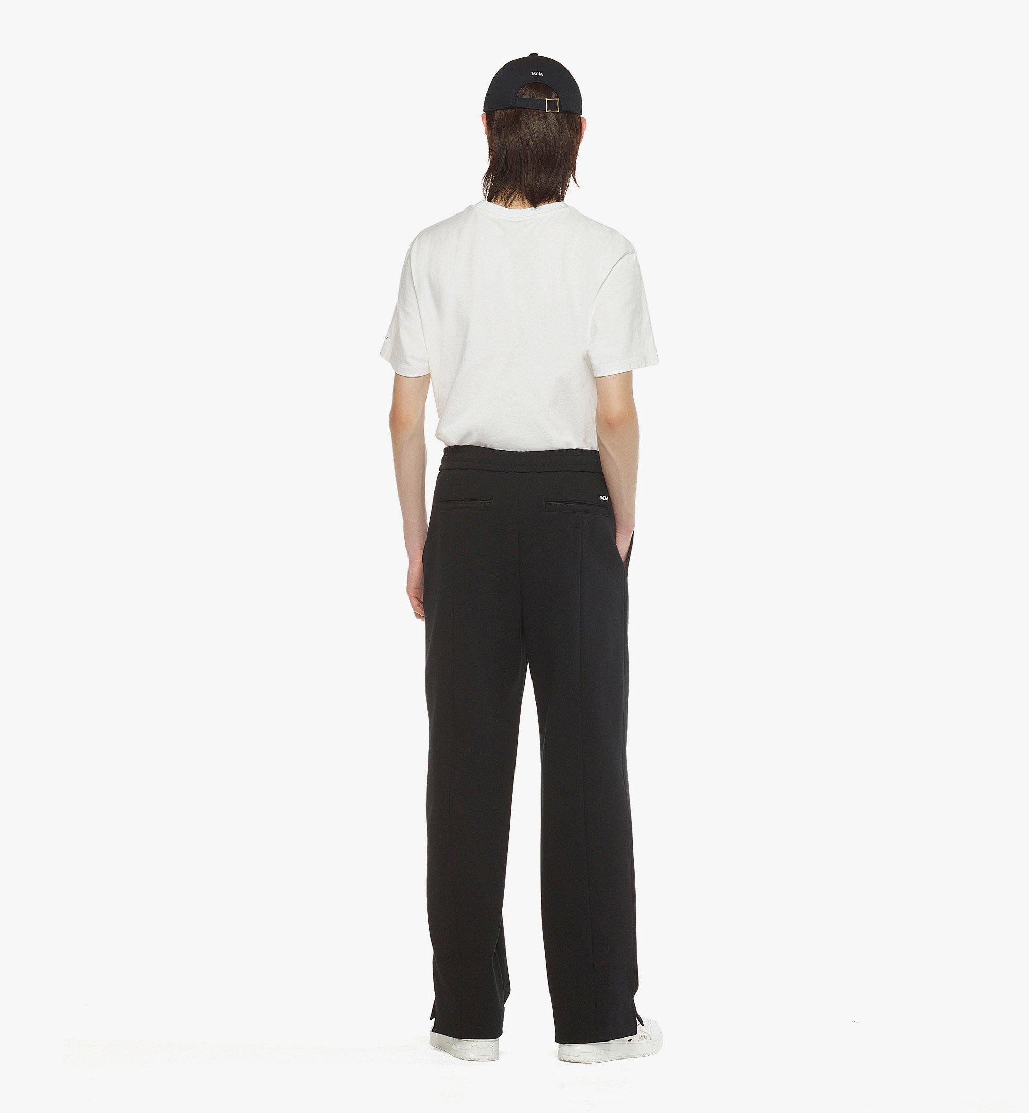 MCM Essential Drawstring Ponte Pants Black MHPESBC04BK048 Alternate View 3