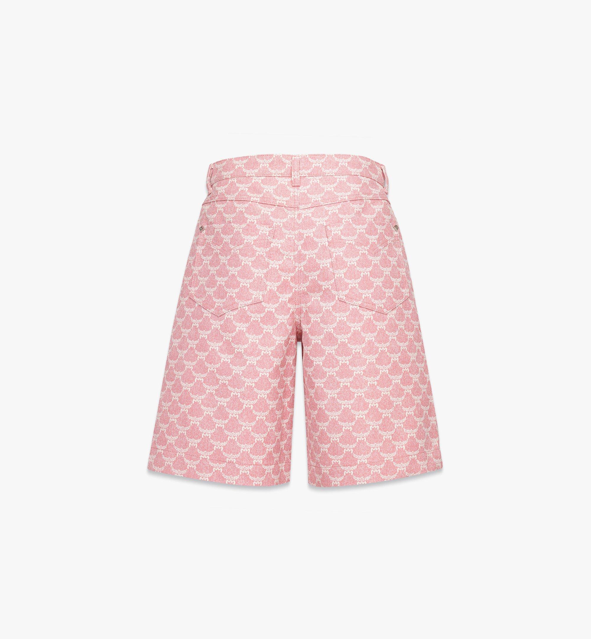 MCM Shorts Lauretos in Denim-Jacquard Pink MHPFSMM02Q2052 Noch mehr sehen 1