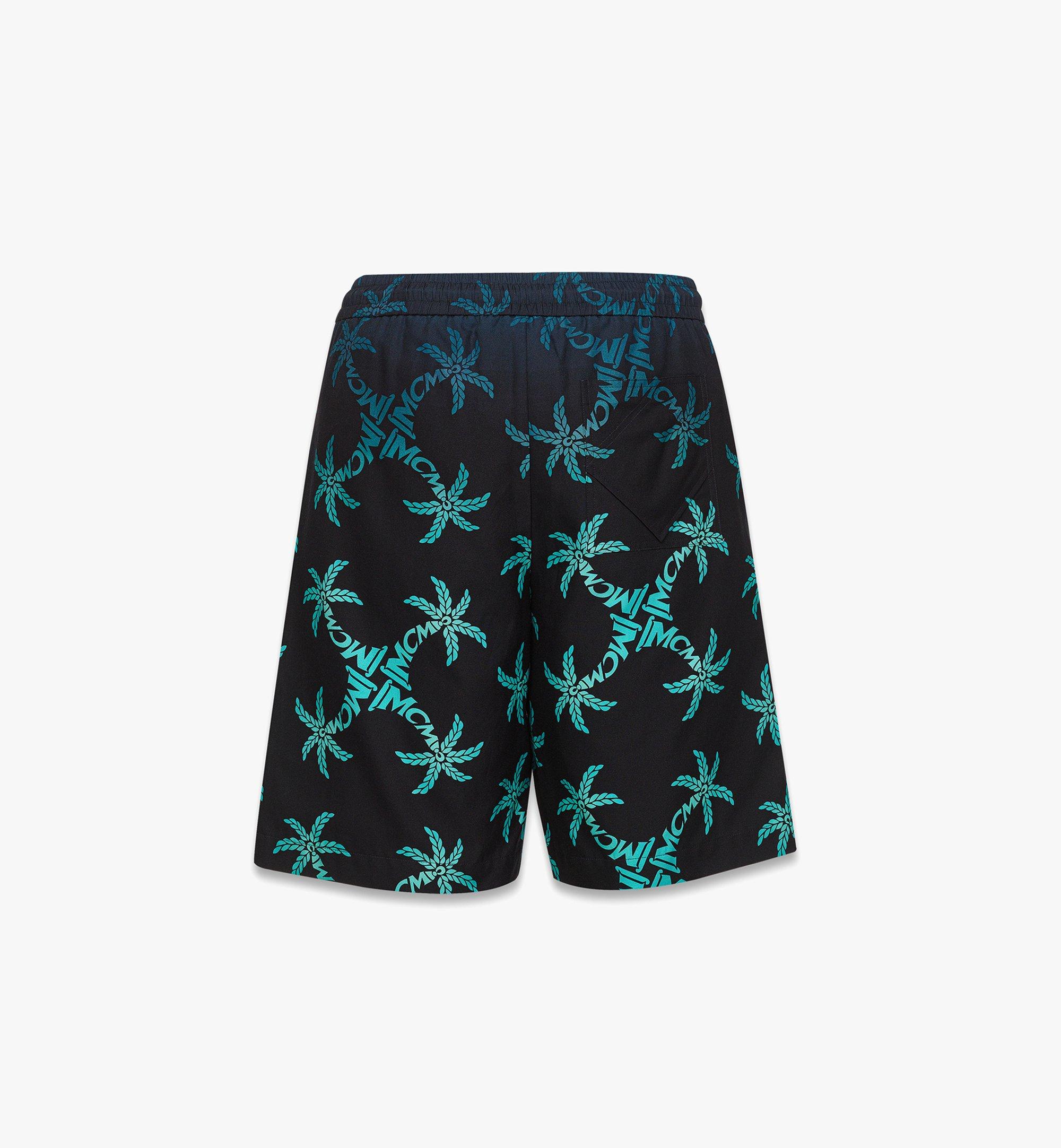 MCM Shorts mit Palmen-Monogramm-Druck Blue MHPFSMM04VC00S Noch mehr sehen 1