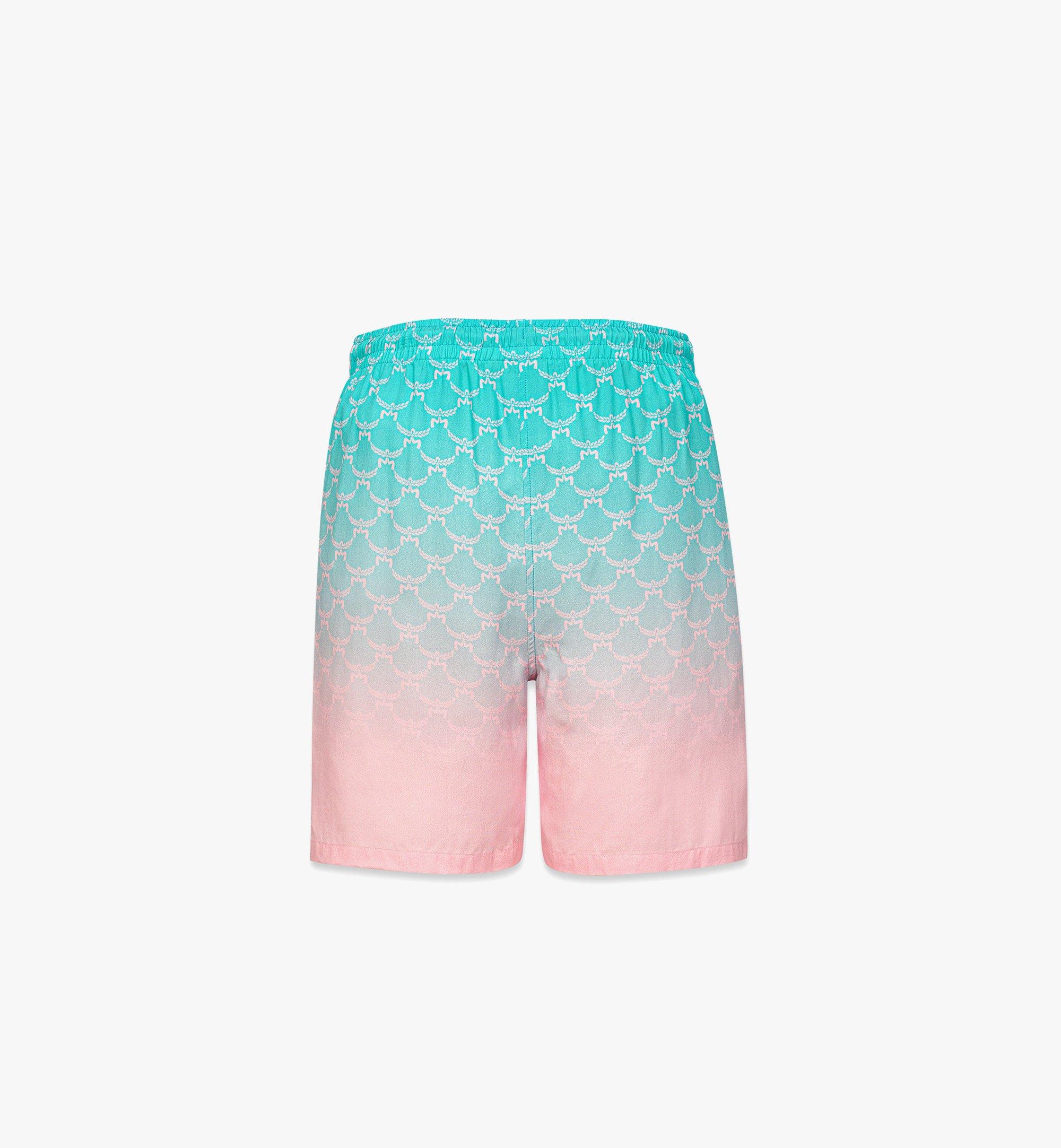 MCM MCM x SNIPES Gradation Monogram Shorts Blue MHPFSMM071B00M Alternate View 1