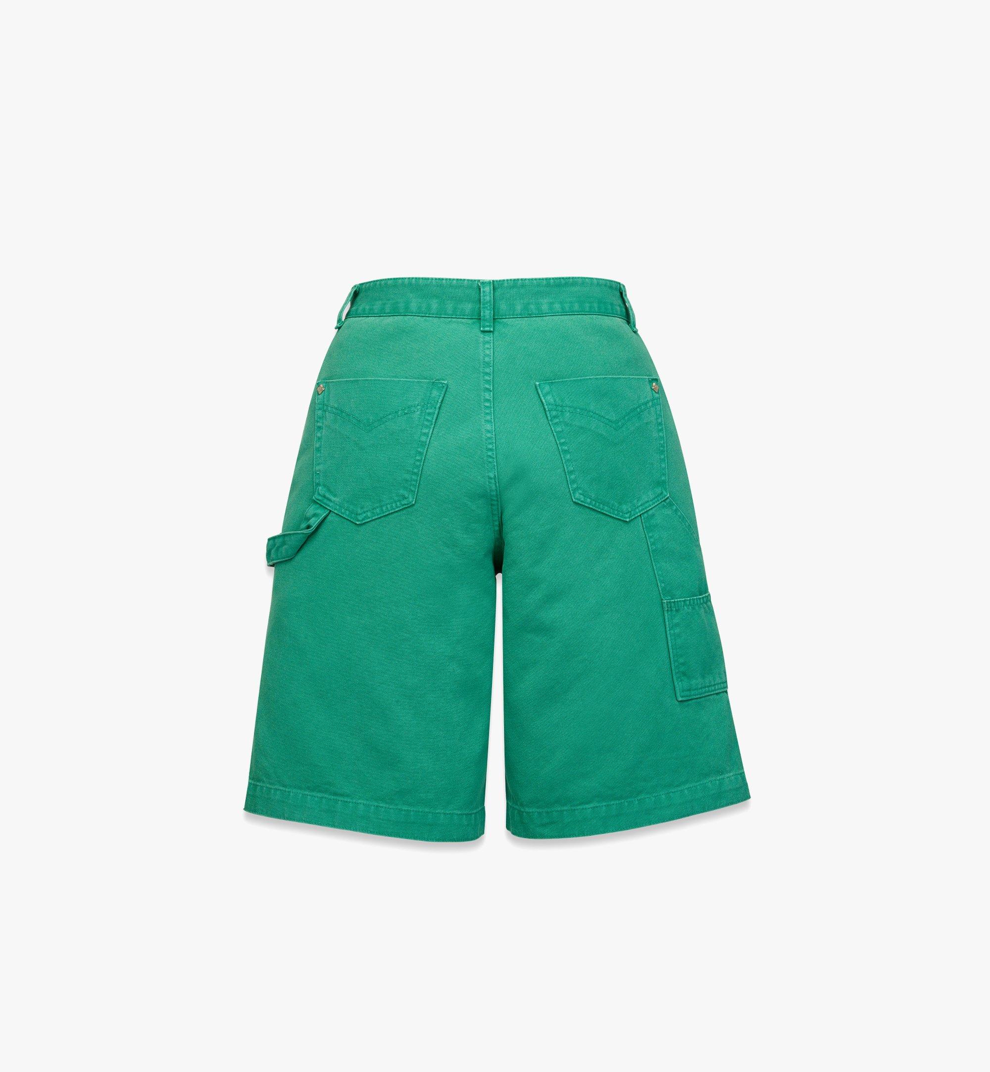 MCM X KASINA Bandana Monogram Shorts in Denim Jacquard