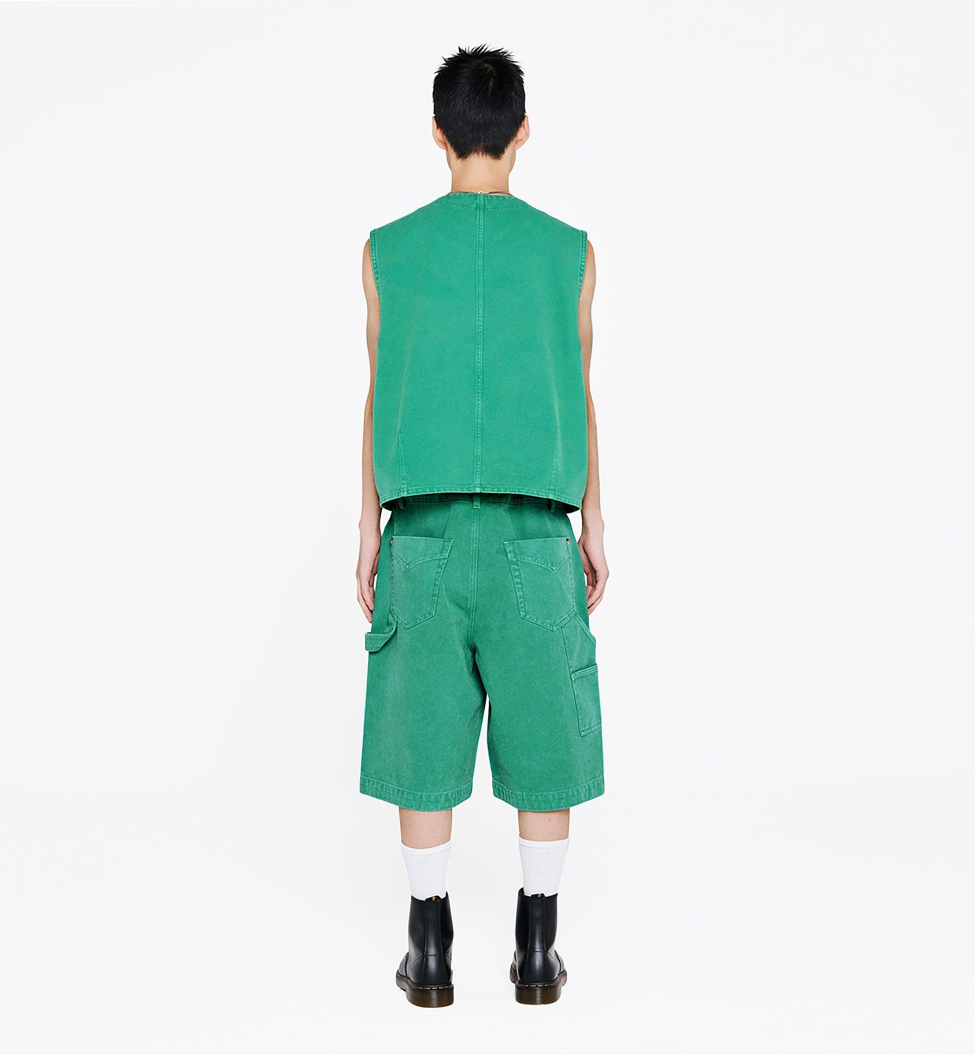 MCM X KASINA Bandana Monogram Shorts in Denim Jacquard