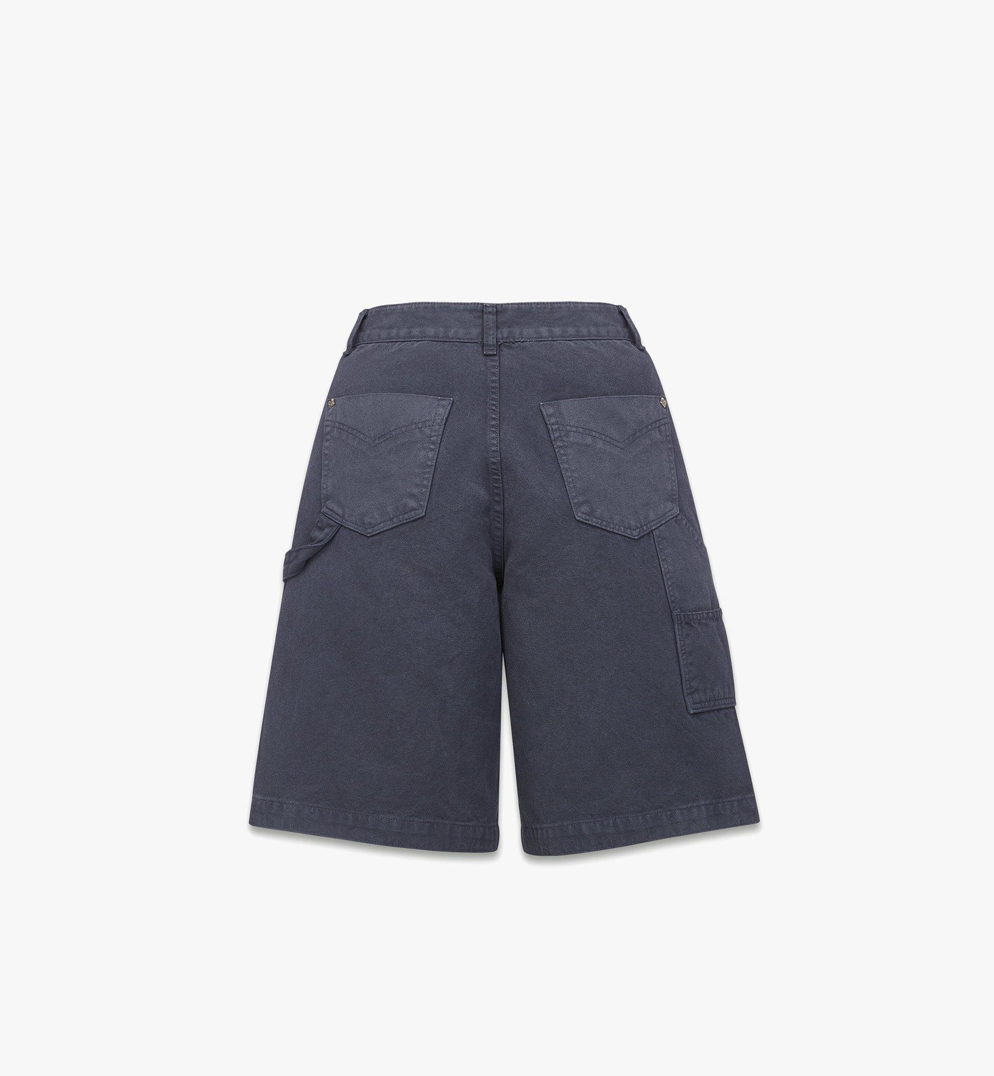 MCM MCM X KASINA Bandana Monogram Shorts in Denim Jacquard  MHPFSMM09V500L Alternate View 1