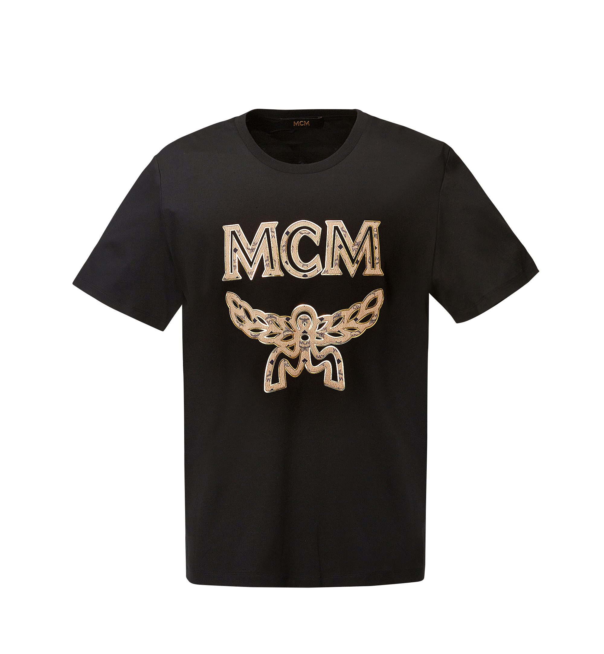 MCM Men's Classic Logo T-Shirt Black MHT8SMM10BKXXL Alternate View 1