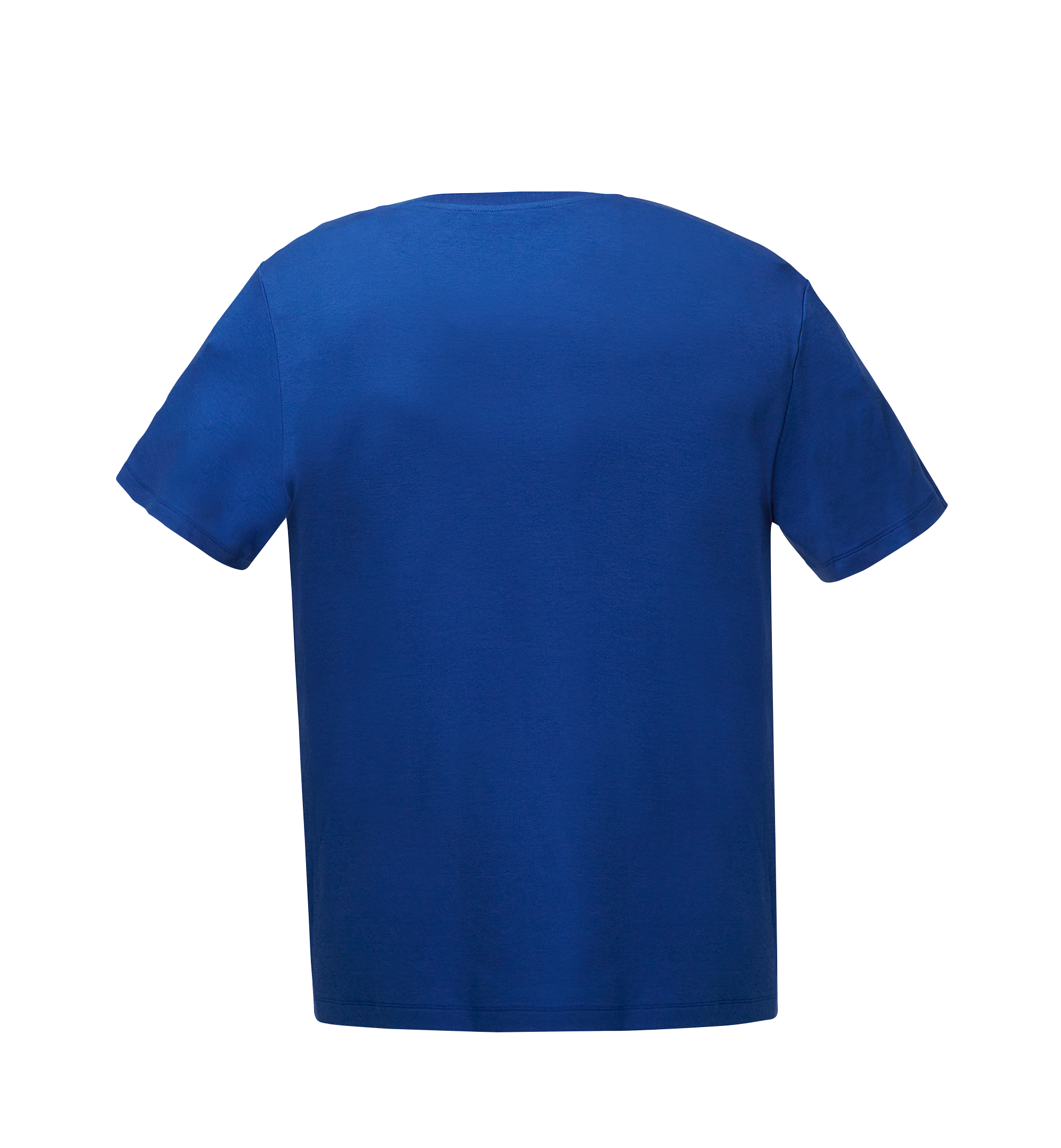 MCM Men's Classic Logo T-Shirt Blue MHT8SMM10HT00S Alternate View 2