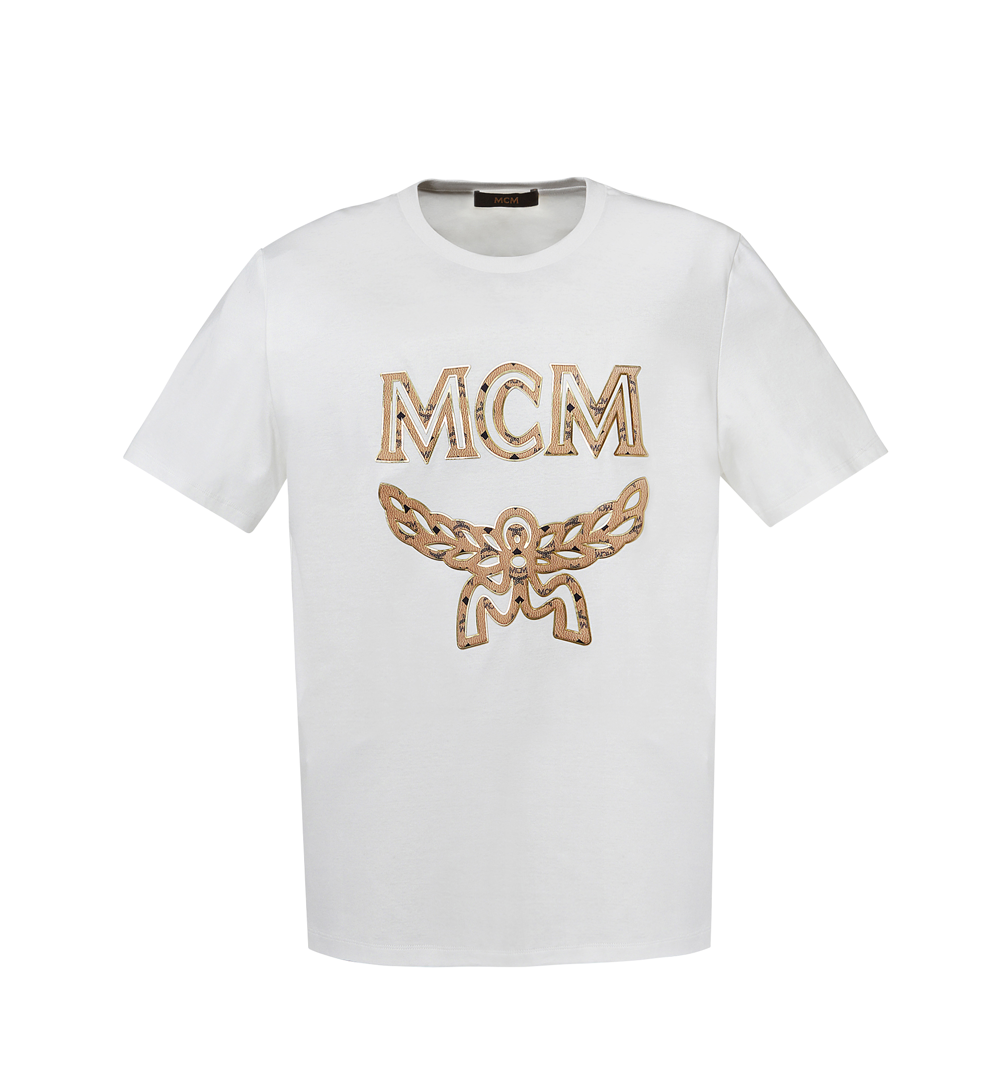 Large Men's Logo T-Shirt Ivory | MCM® US
