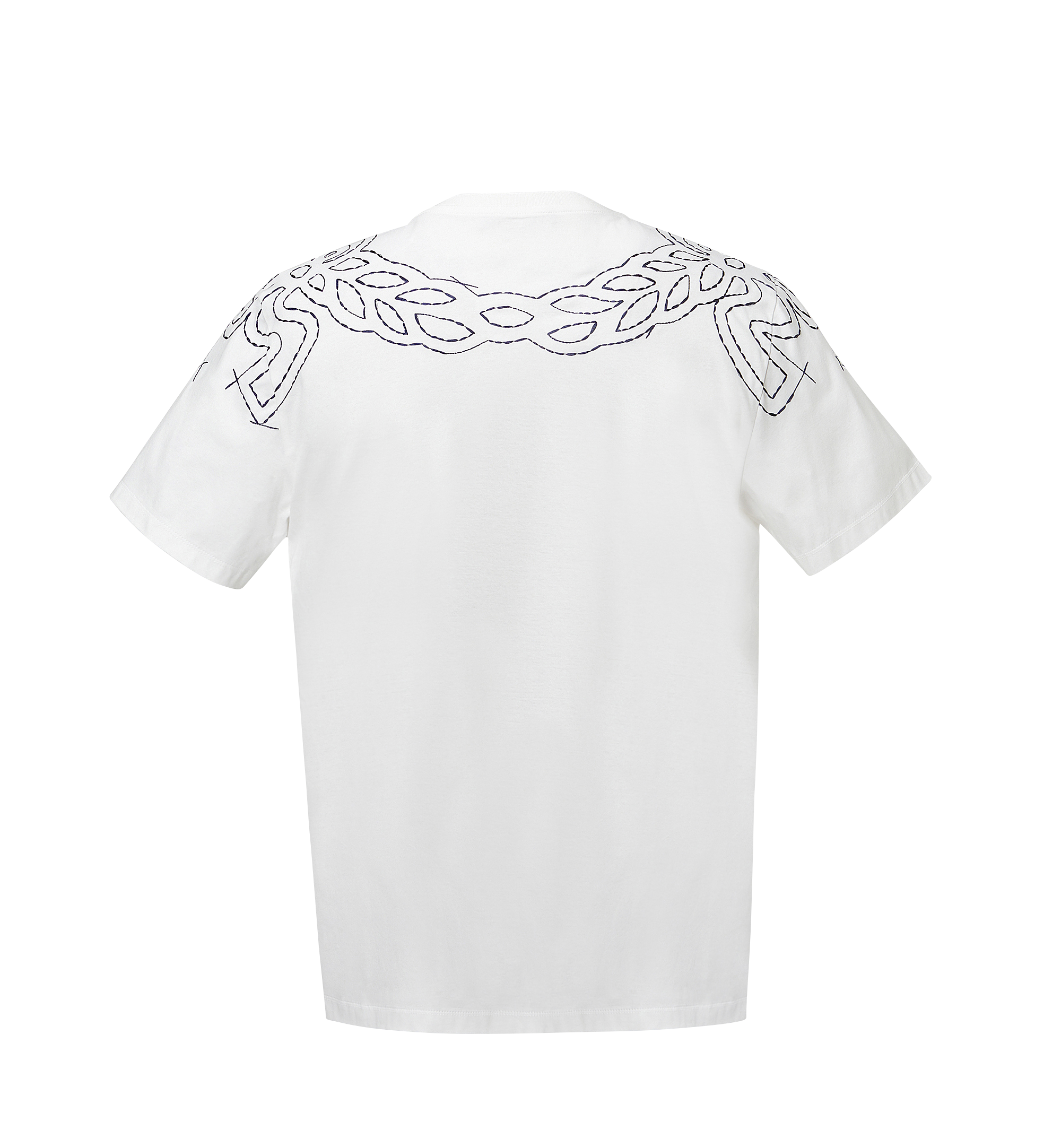 MCM Men's Laurel Stitch T-Shirt BEIGE MHT8SMM21WI0XL Alternate View 2