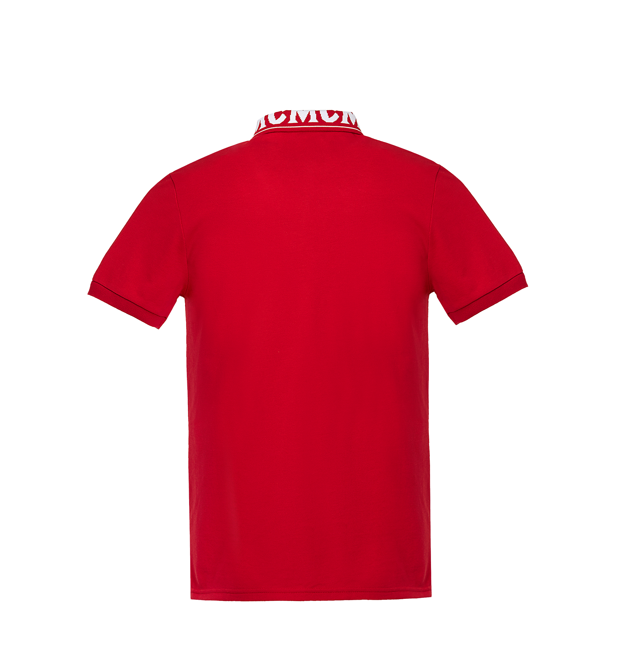 MCM Men's Logo Polo Red MHT8SMM25RU0XL Alternate View 2