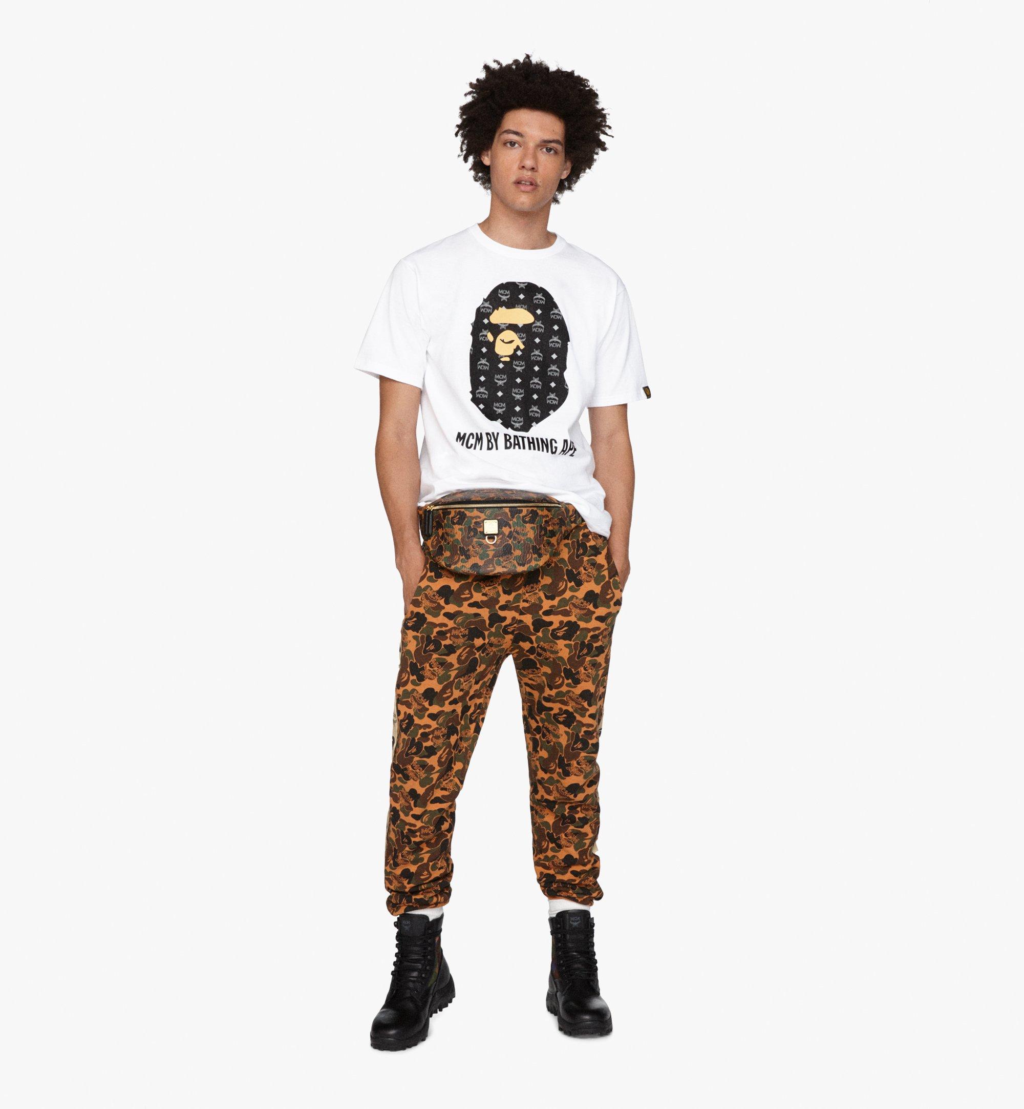 Medium MCM x BAPE Ape Head T-Shirt BLACK | MCM ®BE