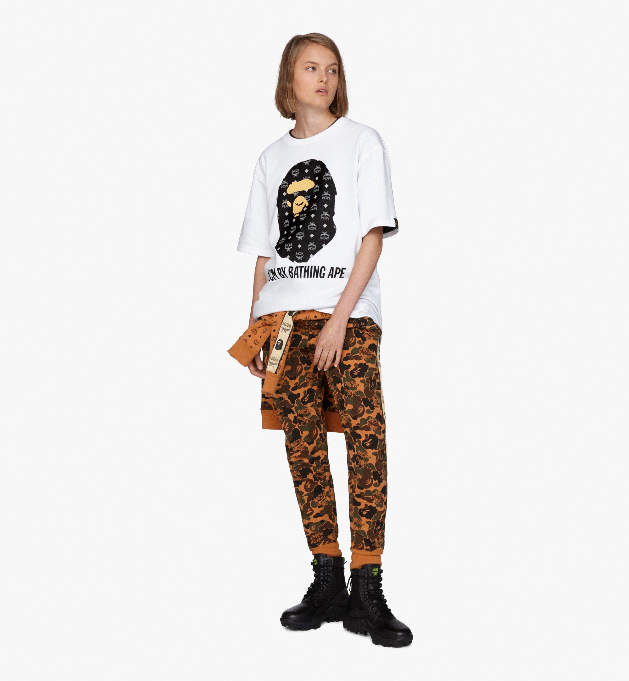 Medium MCM x BAPE Ape Head T-Shirt BLACK | MCM ®BE