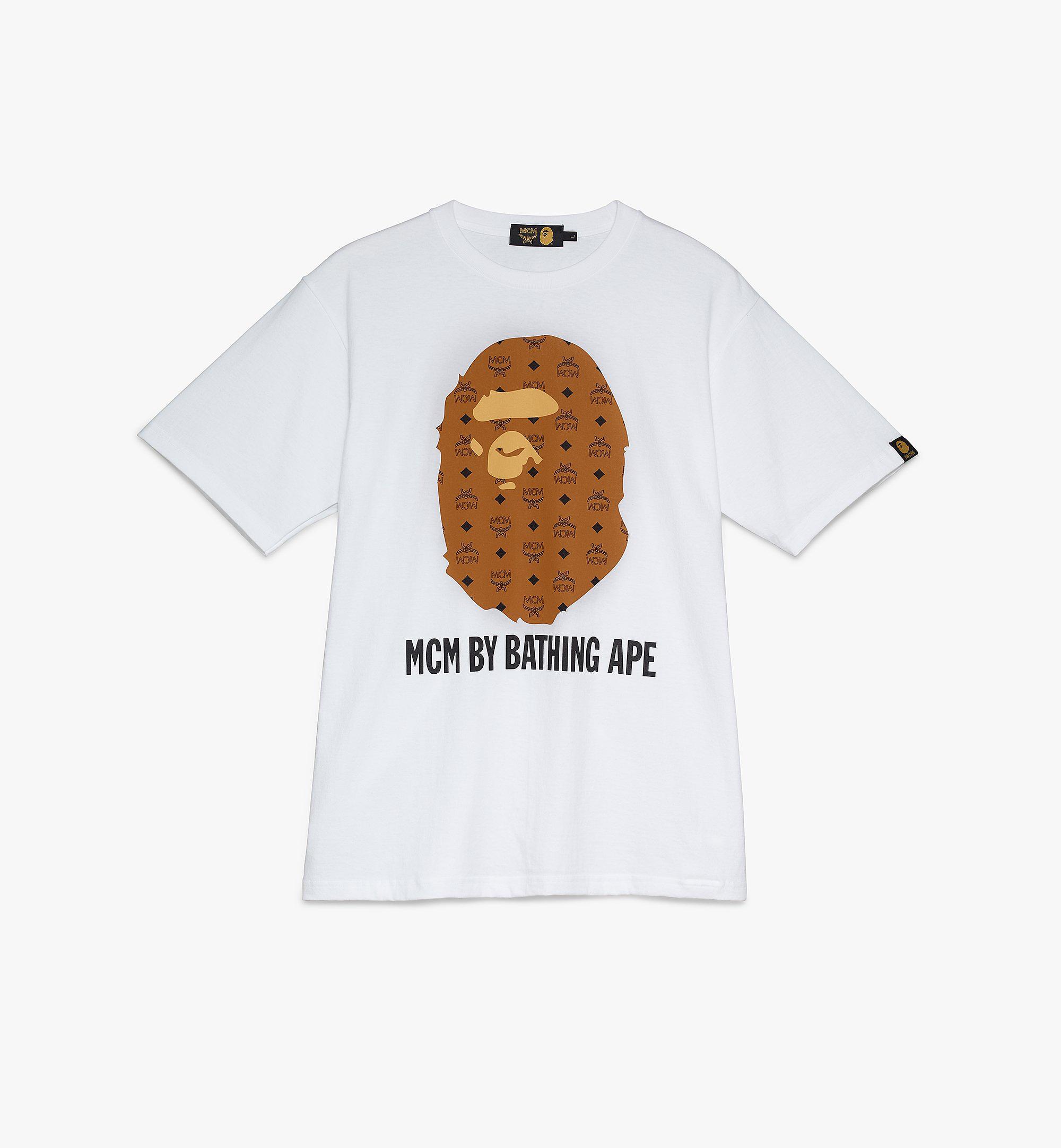 A BATHING APE - MCM bape tee 黒 black Tシャツの