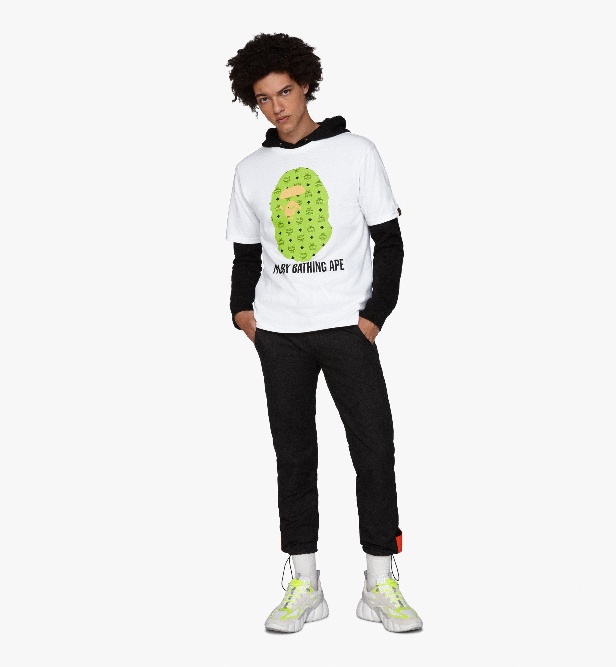 MCM MCM x BAPE Ape Head T-Shirt  MHT9AMB01GR00L Alternate View 2