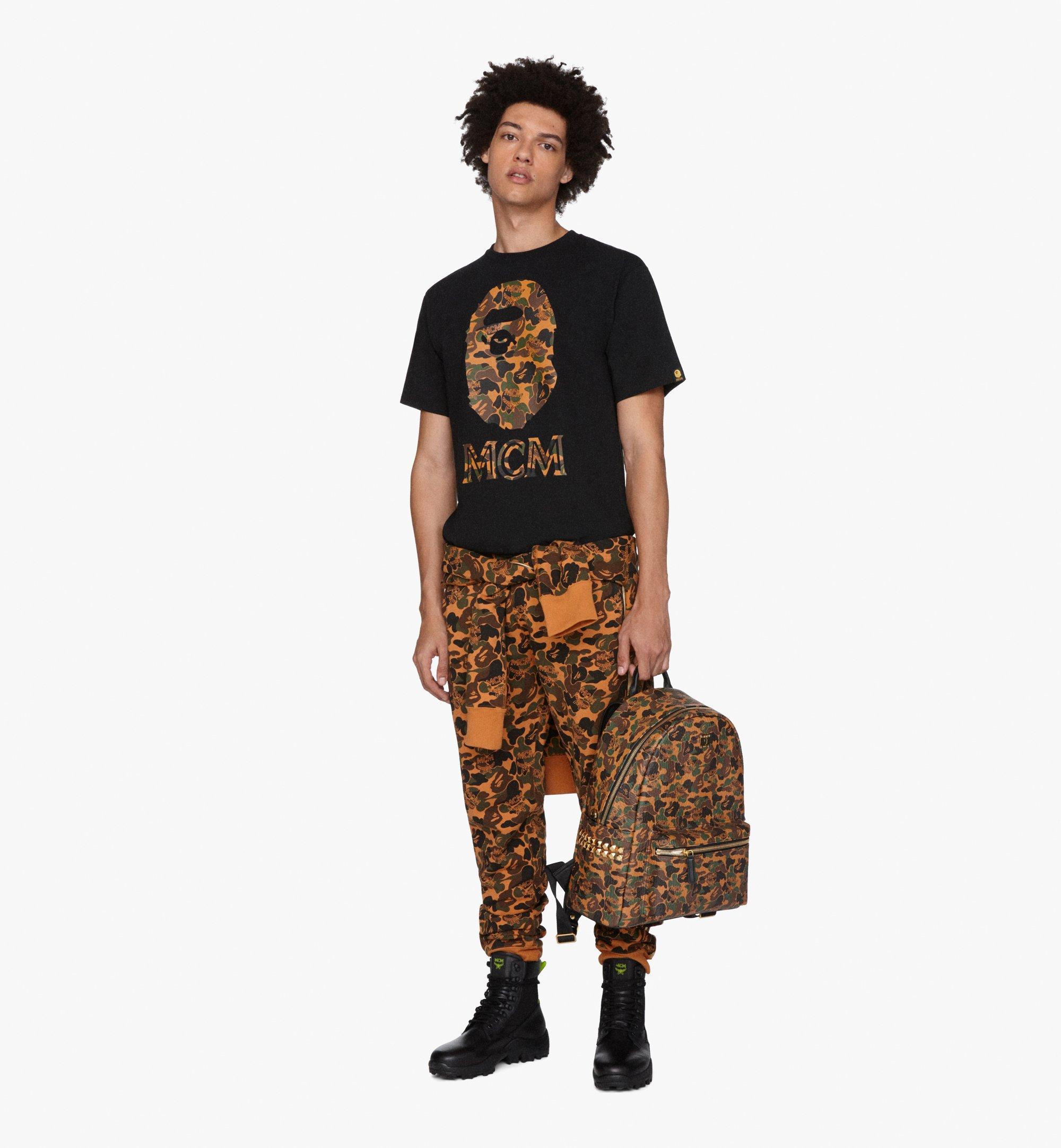 MCM MCM x BAPE Collab T-Shirt Black MHT9AMB02BK00M Alternate View 2