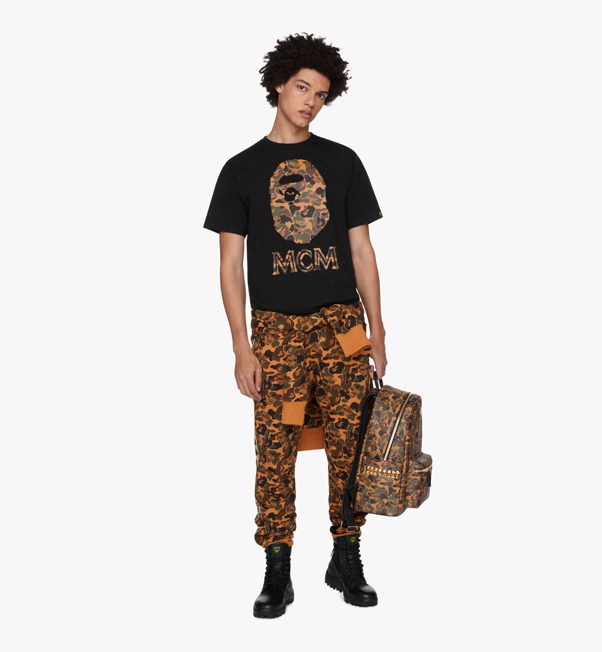 MCM MCM x BAPE Collab T-Shirt Black MHT9AMB02BK00M Alternate View 2