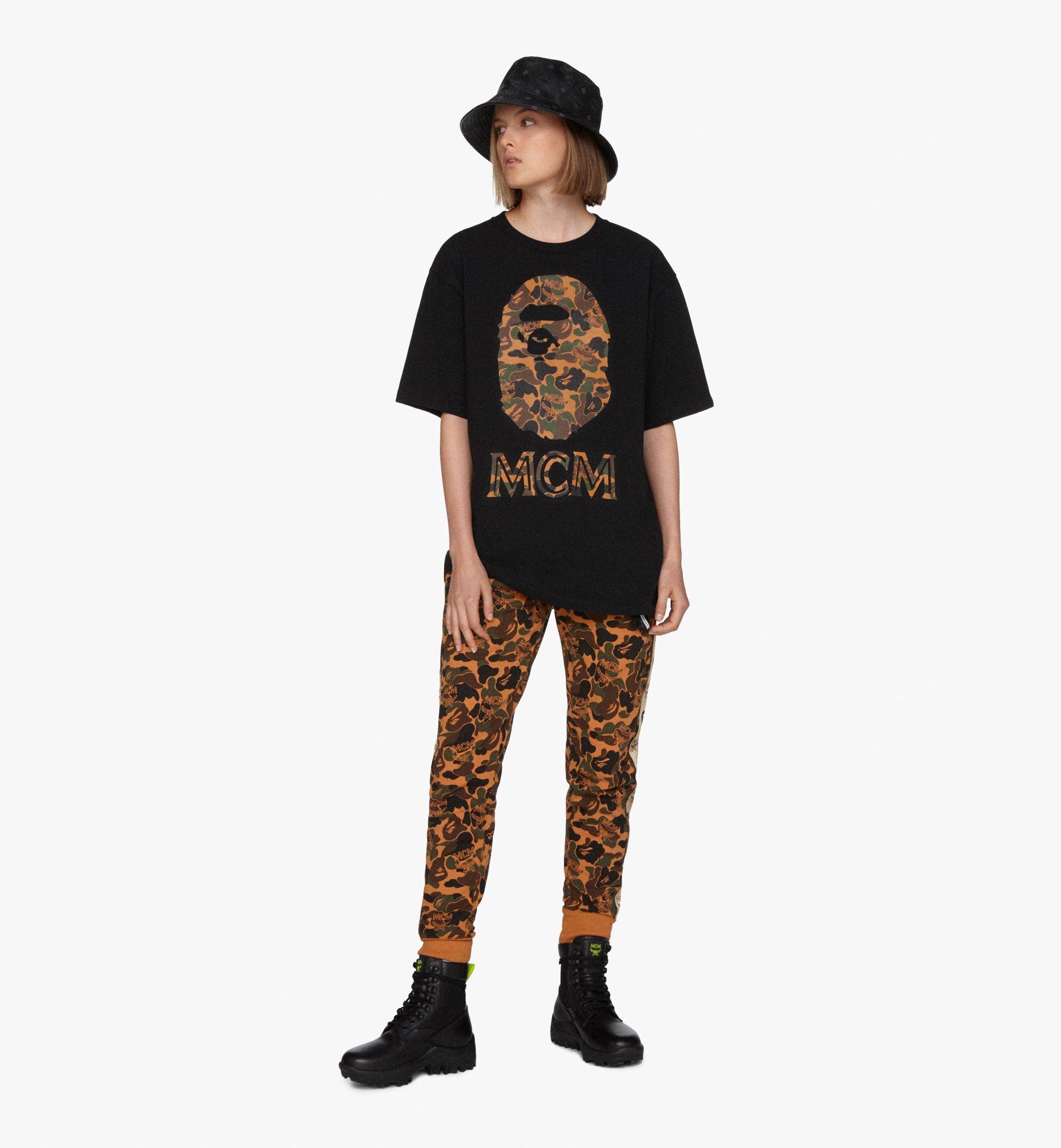 MCM MCM x BAPE Collab T-Shirt Black MHT9AMB02BK00M Alternate View 3