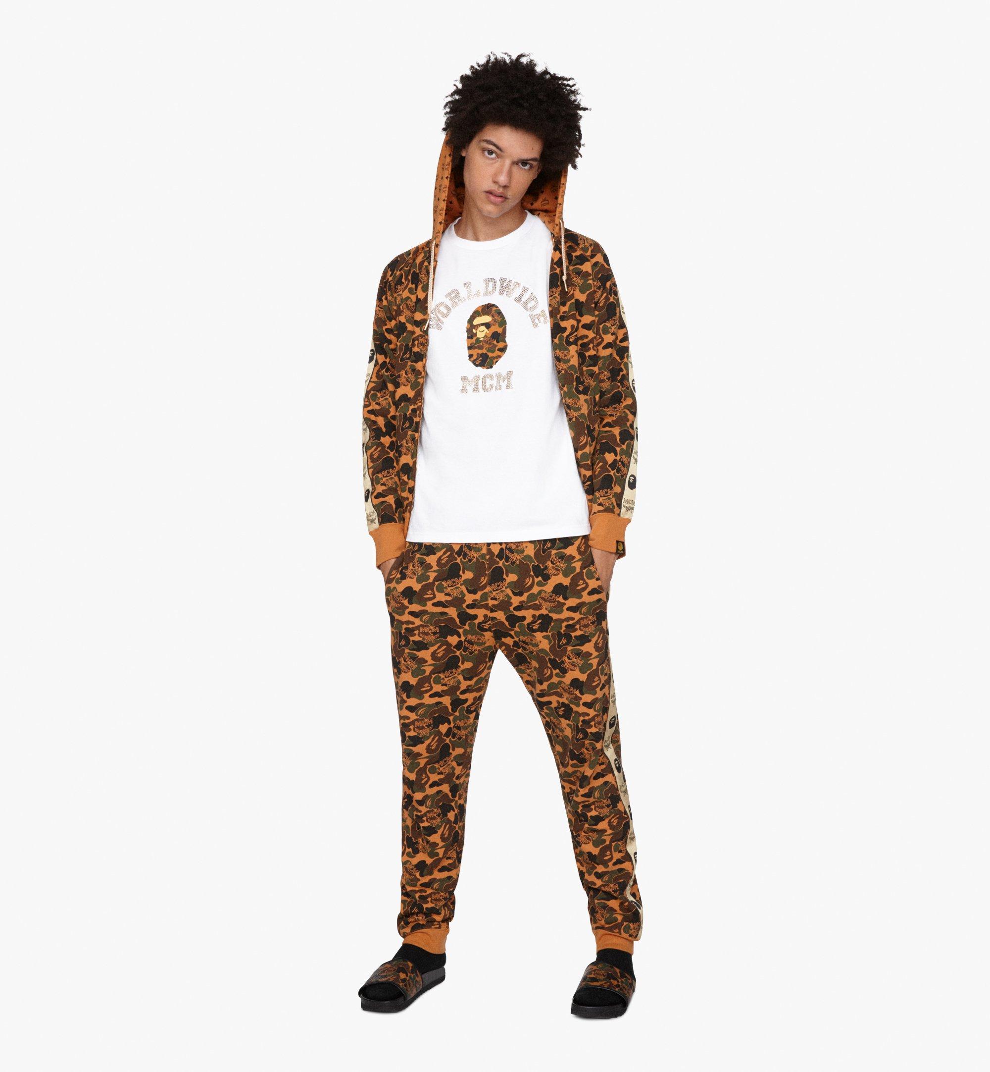 MCM MCM x BAPE College T-Shirt  MHT9AMB03WT00S Alternate View 2