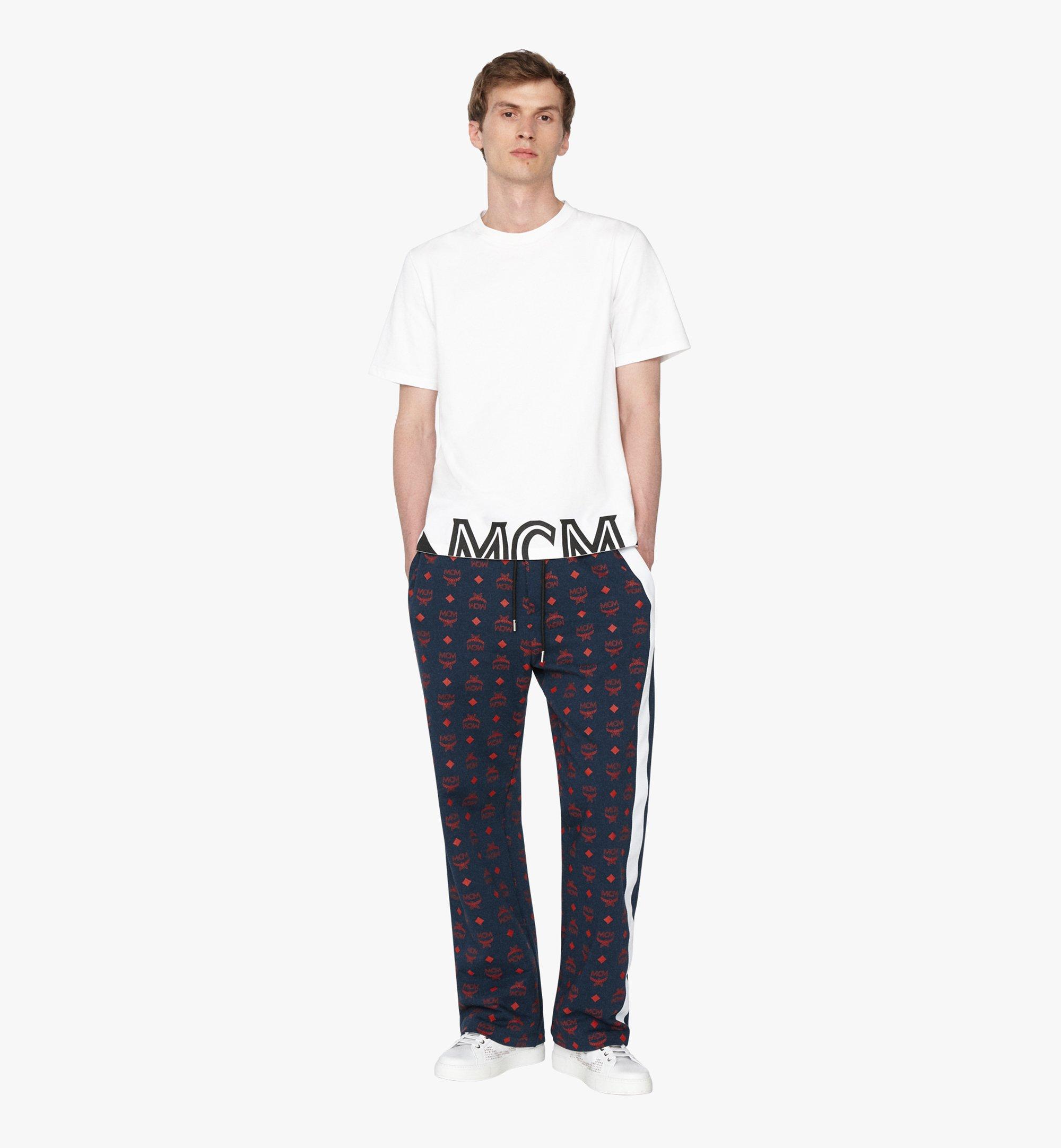 MCM Men's Milano T-Shirt White MHT9AMM03WT00L Alternate View 2