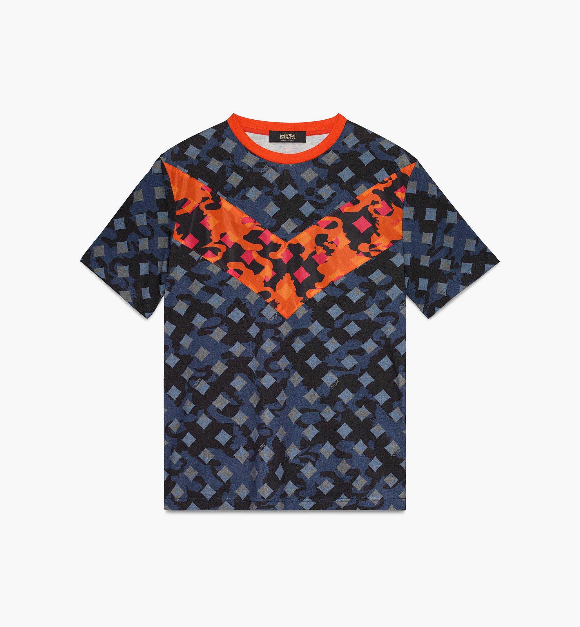 Mcm Men's Camo T-shirt In Blue Grey | ModeSens